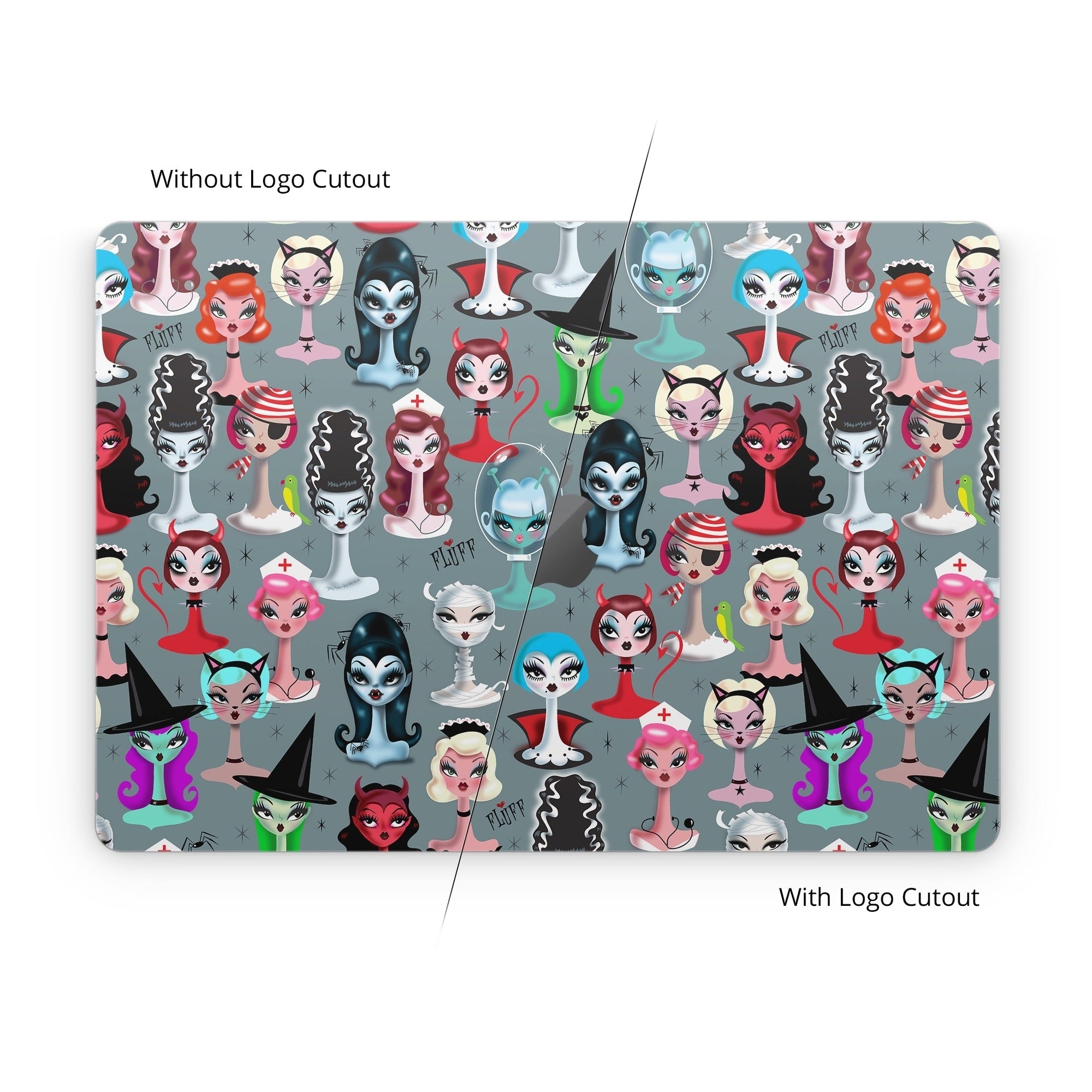 Spooky Dolls - Apple MacBook Skin