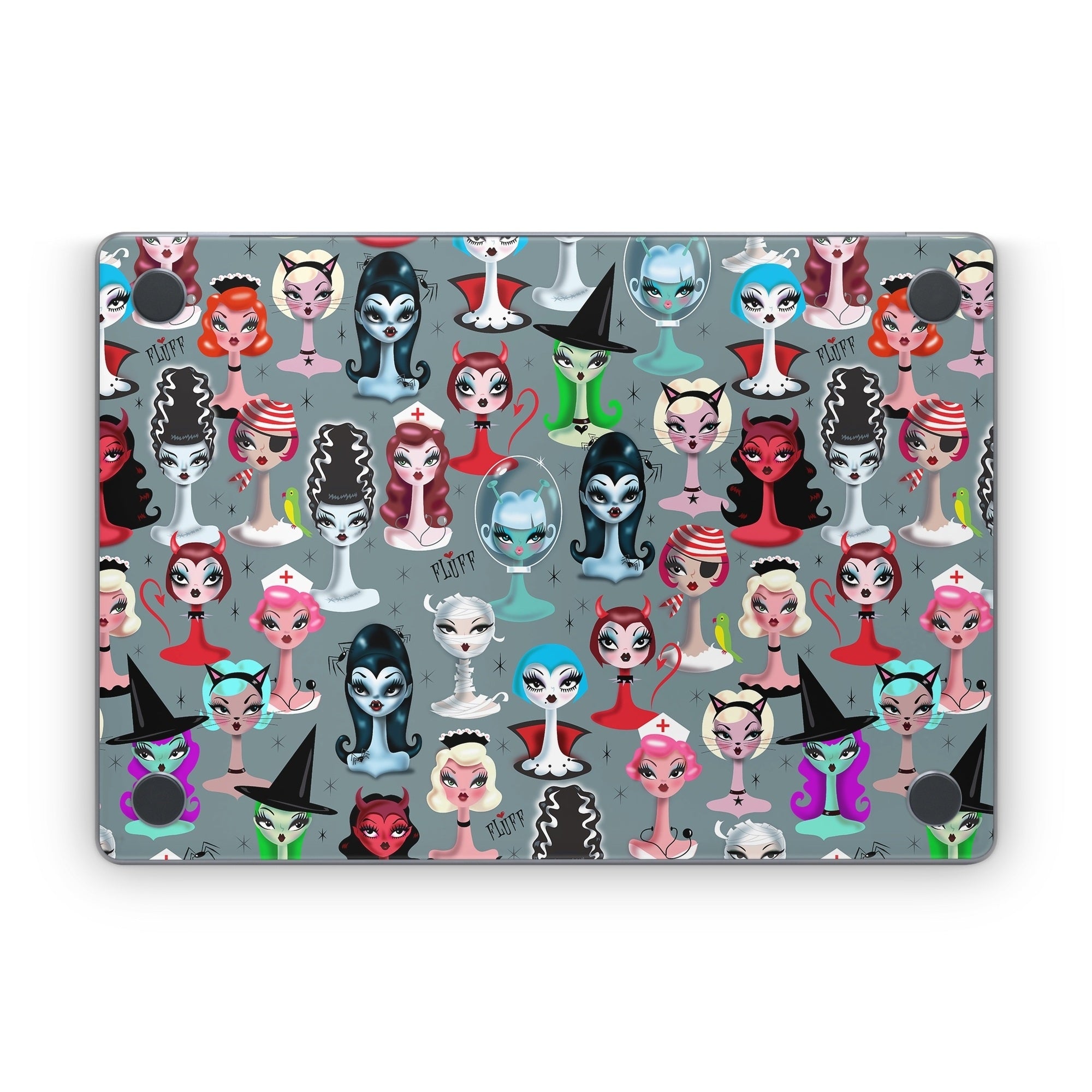 Spooky Dolls - Apple MacBook Skin