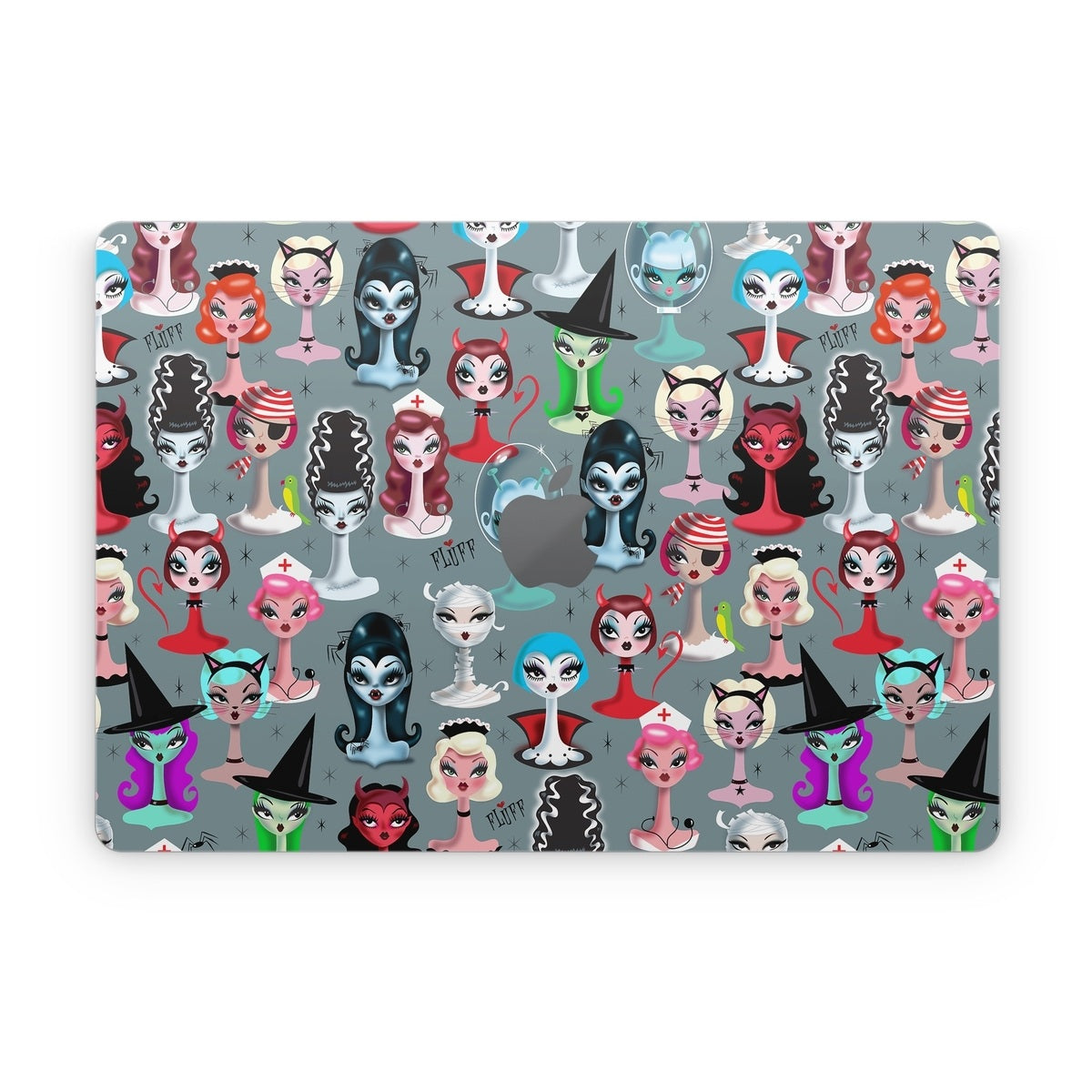 Spooky Dolls - Apple MacBook Skin