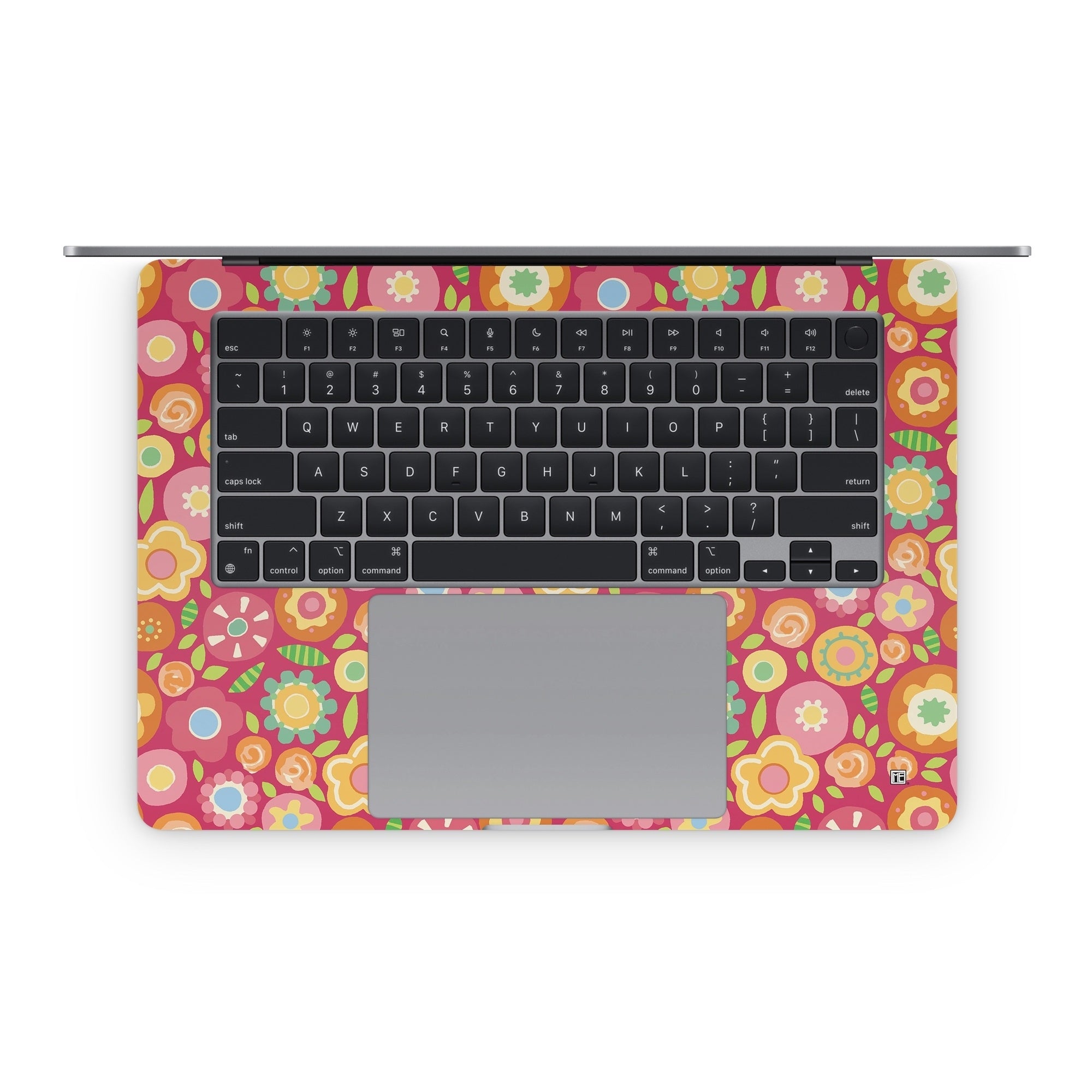 Flowers Squished - Apple MacBook Skin