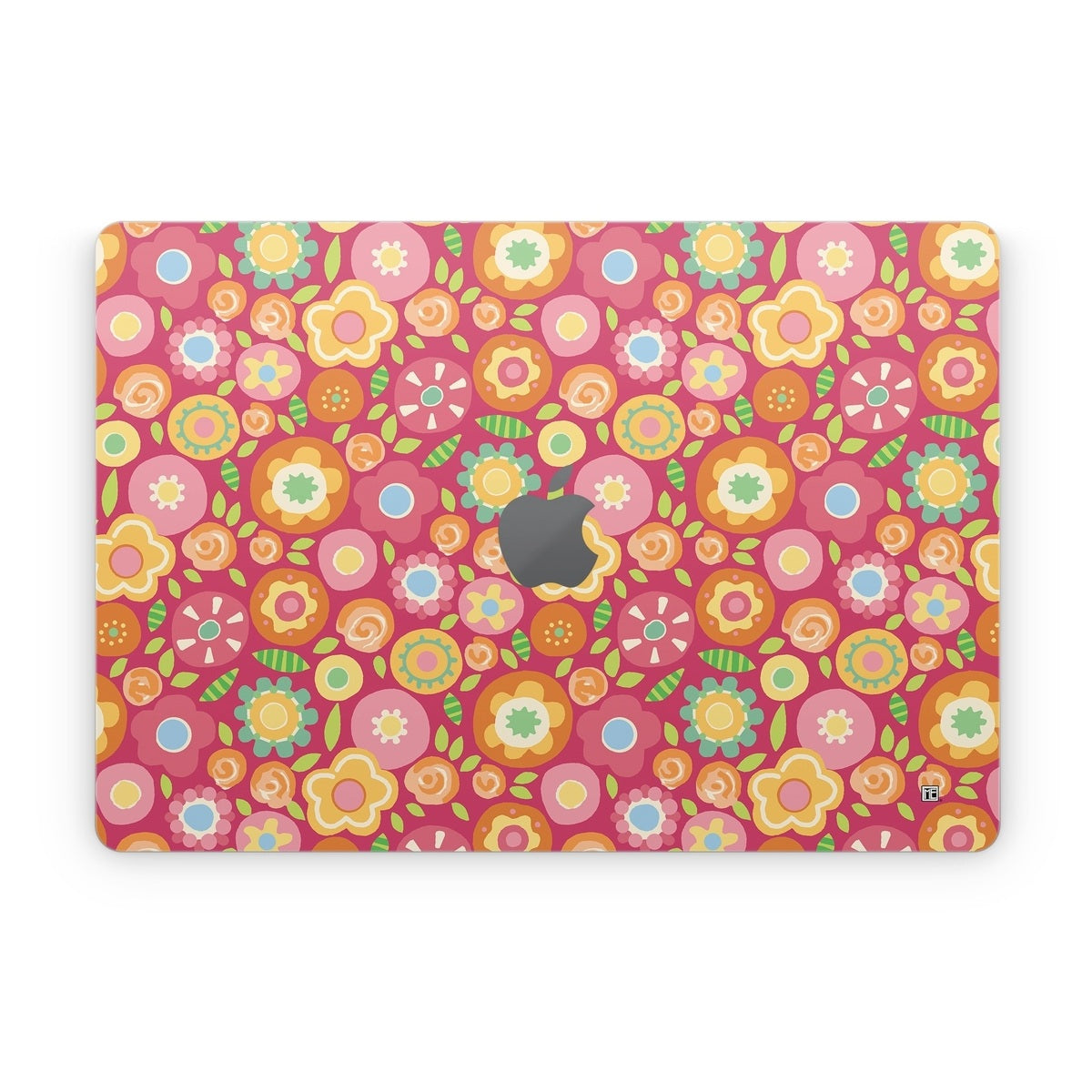 Flowers Squished - Apple MacBook Skin