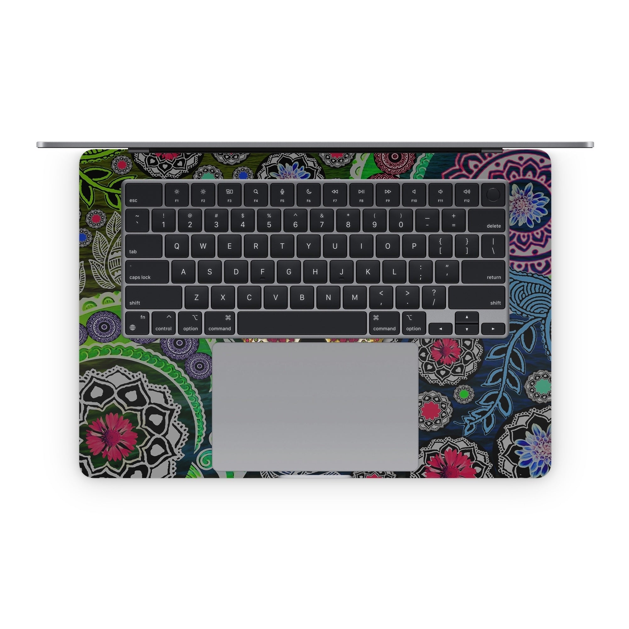 Sugar Skull Paisley - Apple MacBook Skin