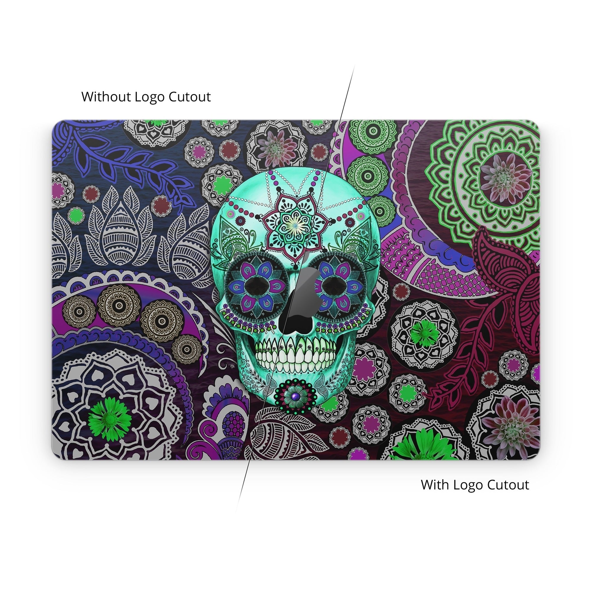 Sugar Skull Sombrero - Apple MacBook Skin