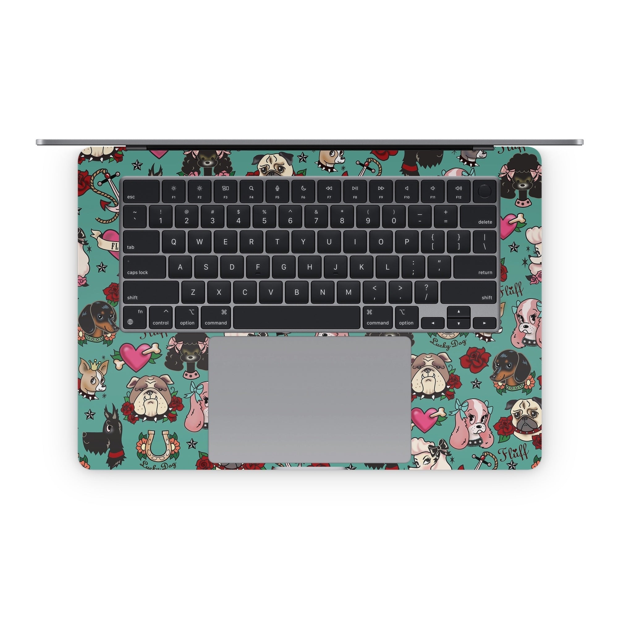 Tattoo Dogs - Apple MacBook Skin