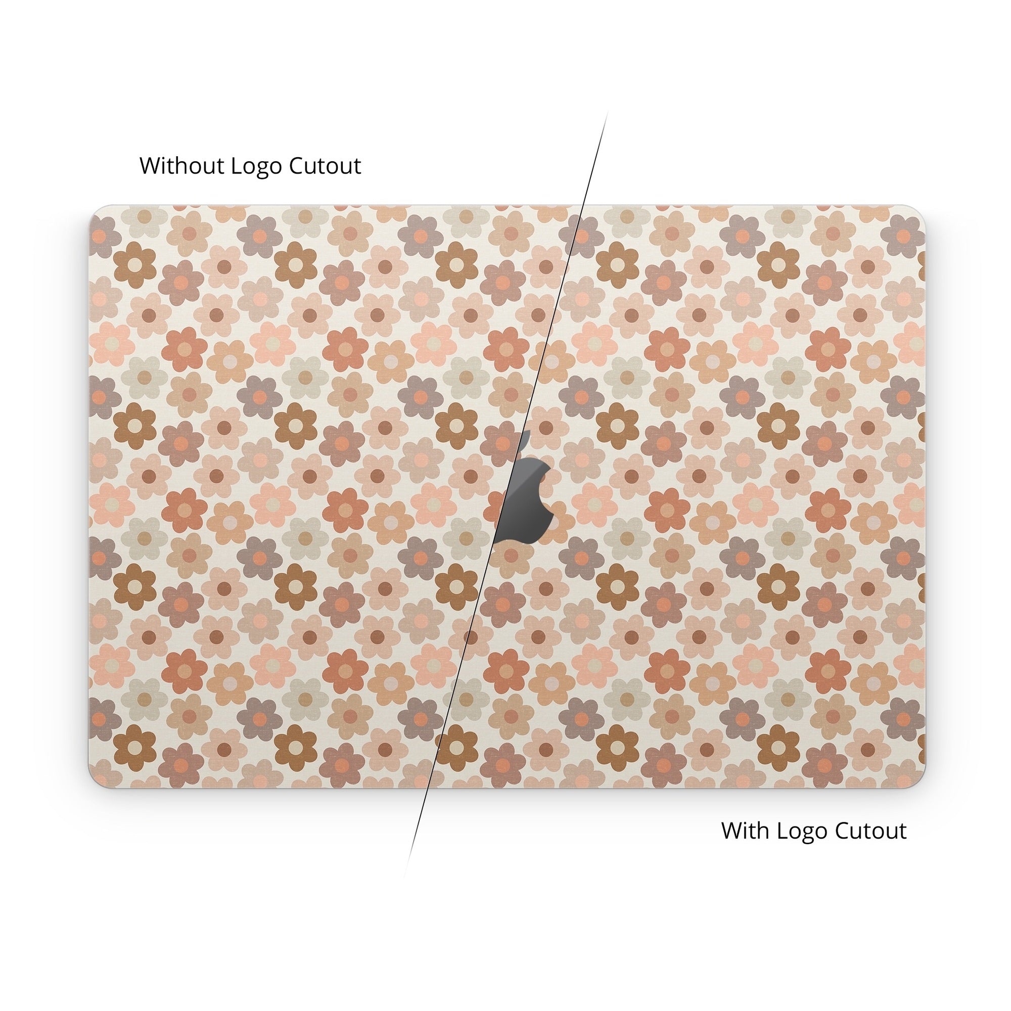 Terracotta Daisies - Apple MacBook Skin