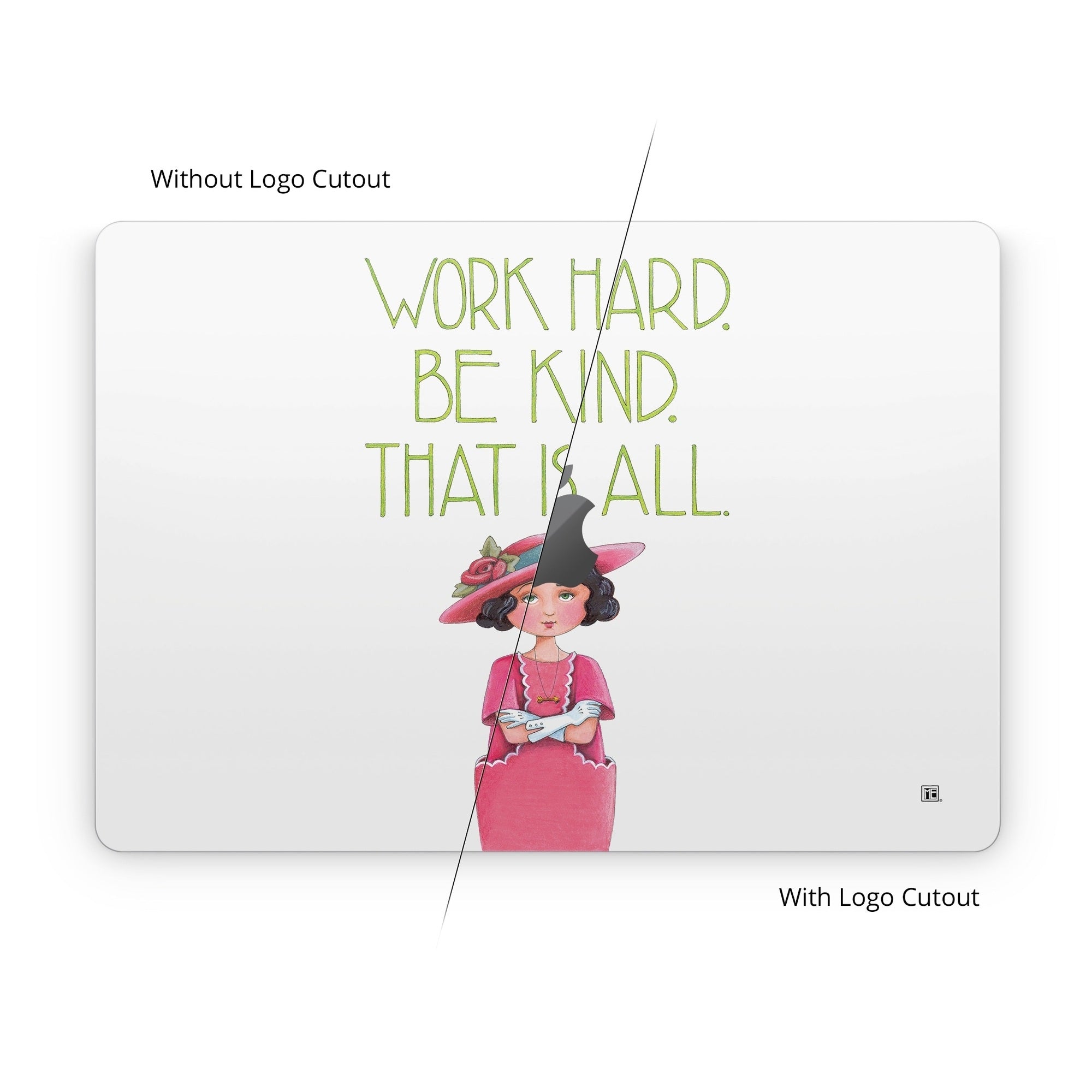 Work Hard - Apple MacBook Skin