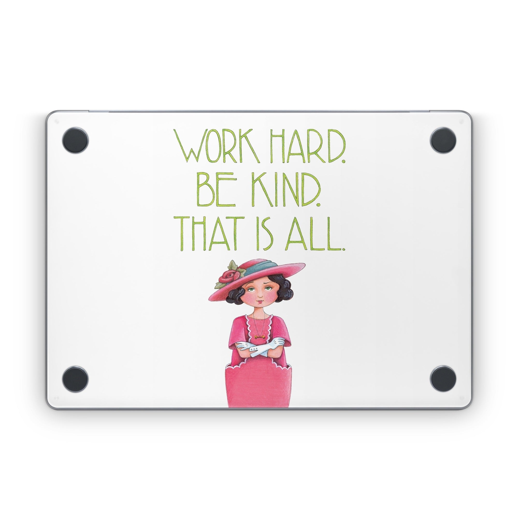 Work Hard - Apple MacBook Skin