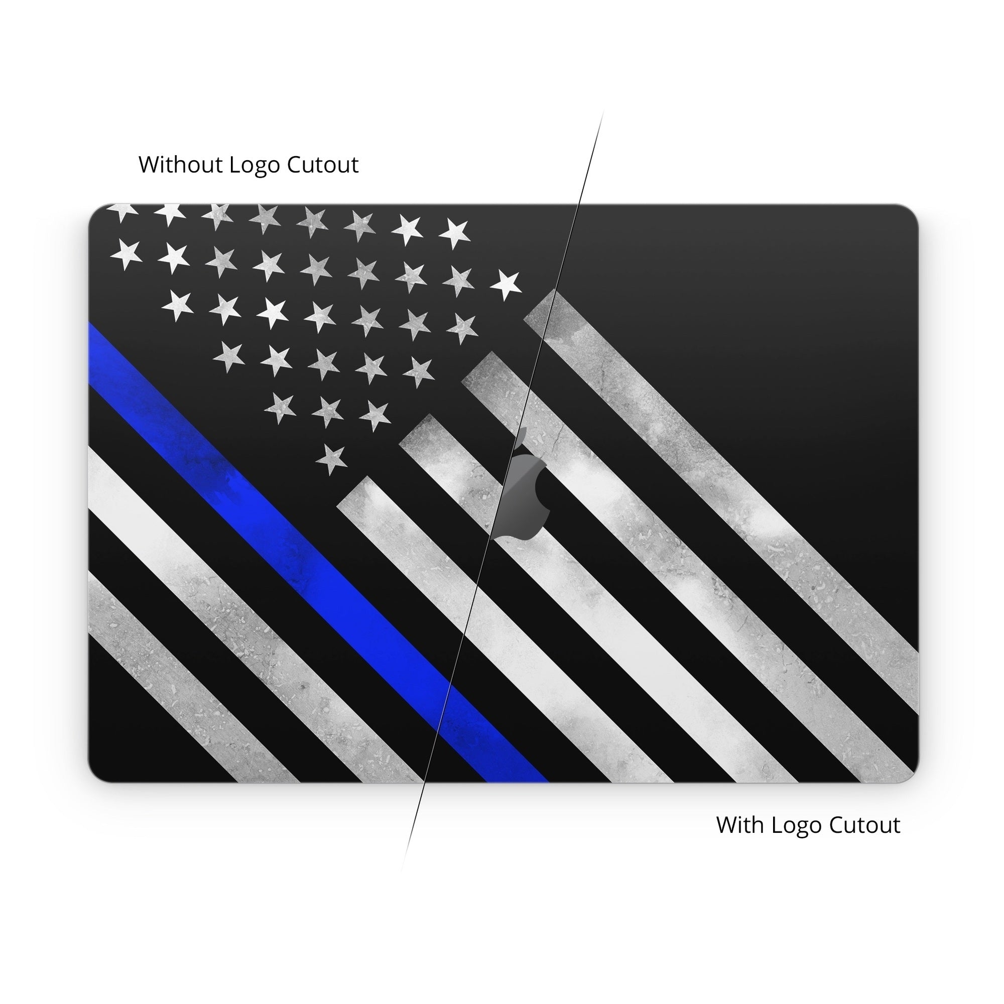 Thin Blue Line Hero - Apple MacBook Skin