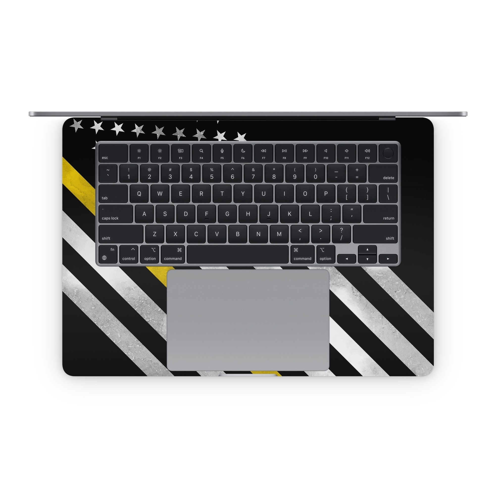 Thin Yellow Line Hero - Apple MacBook Skin