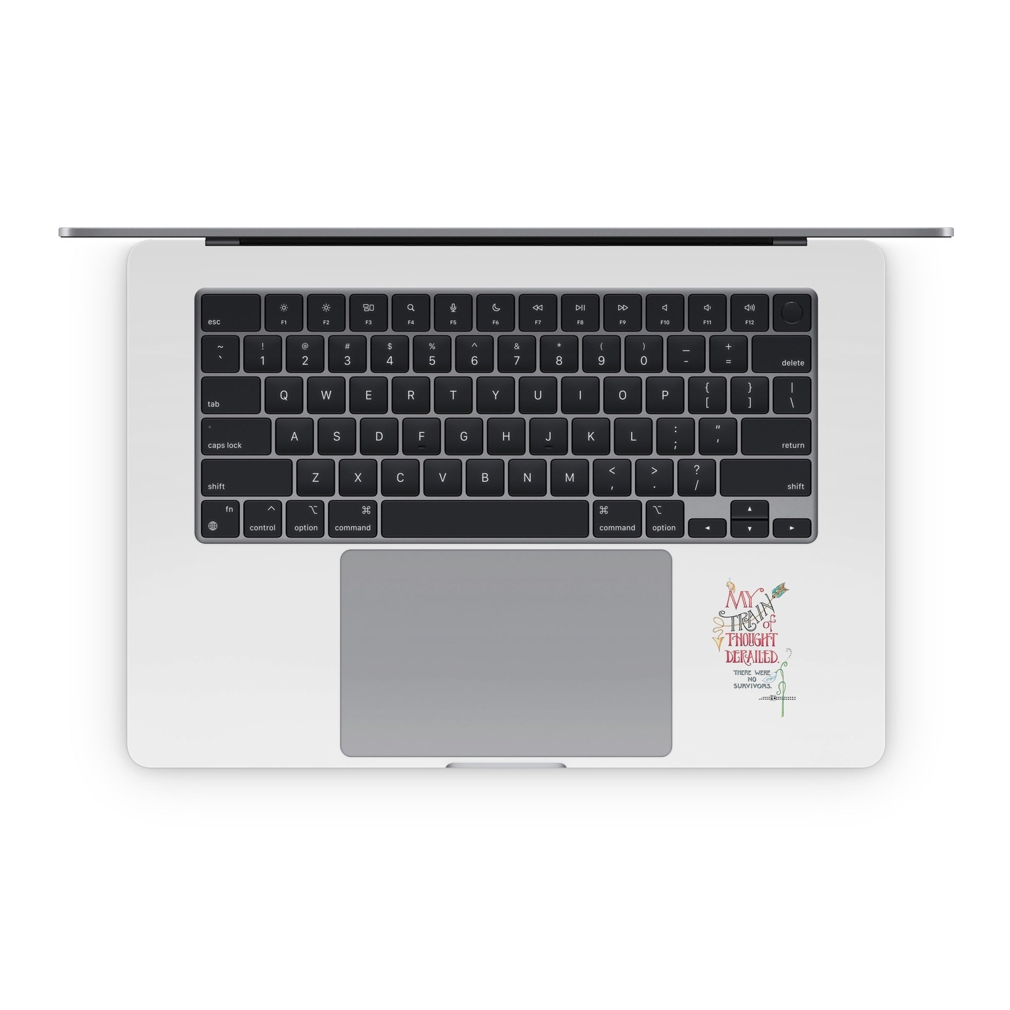 Train Derailed - Apple MacBook Skin