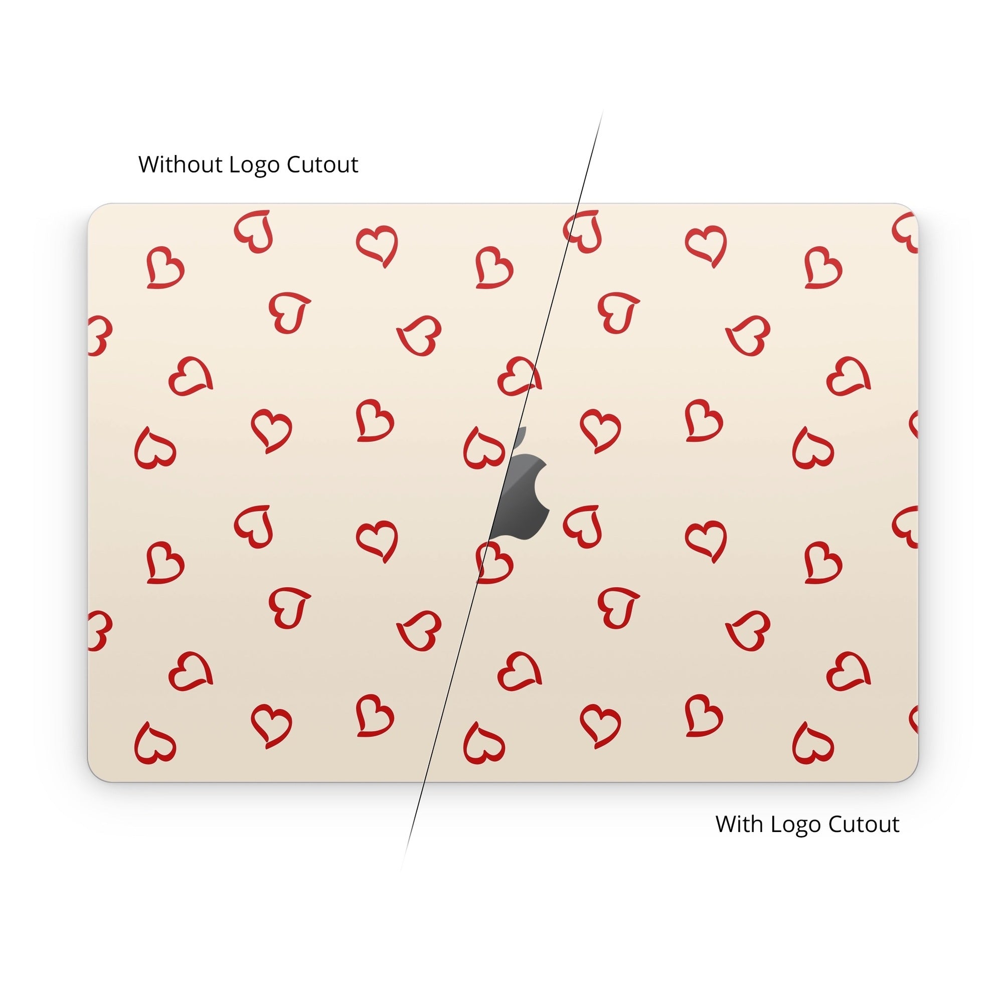 Tumbling Valentines - Apple MacBook Skin