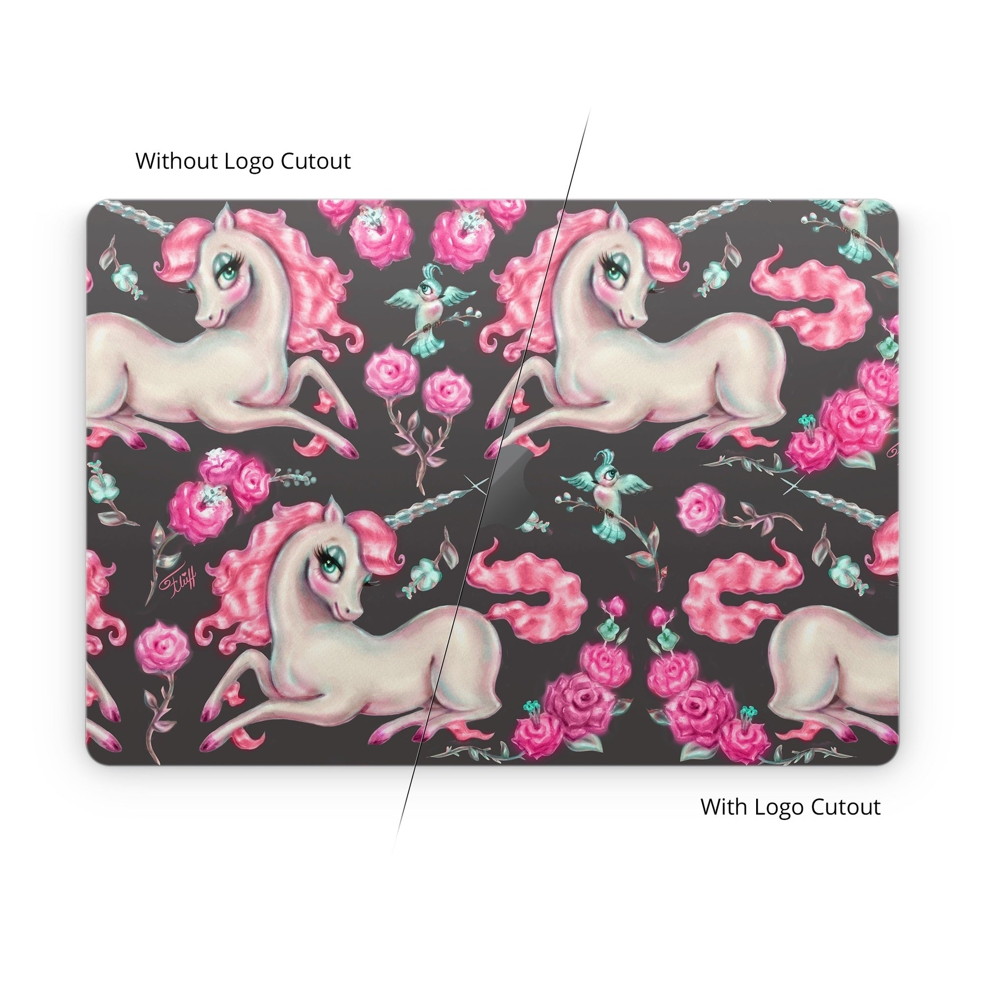 Unicorns and Roses - Apple MacBook Skin