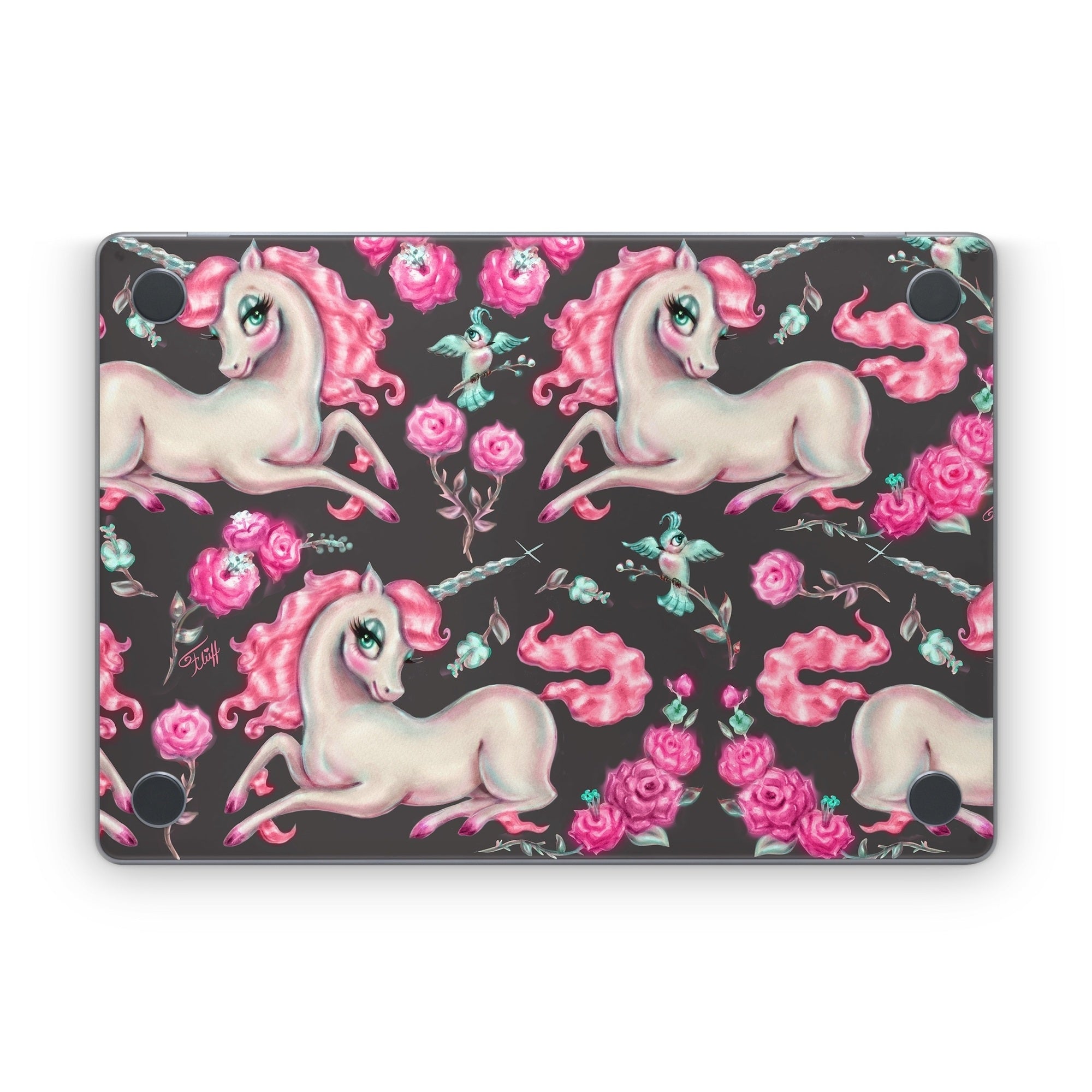 Unicorns and Roses - Apple MacBook Skin