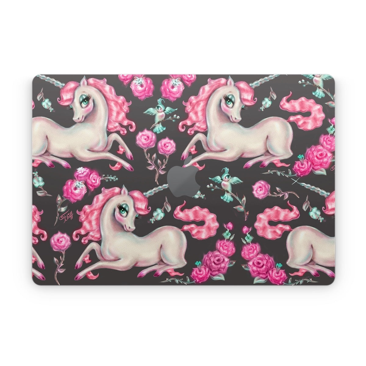 Unicorns and Roses - Apple MacBook Skin