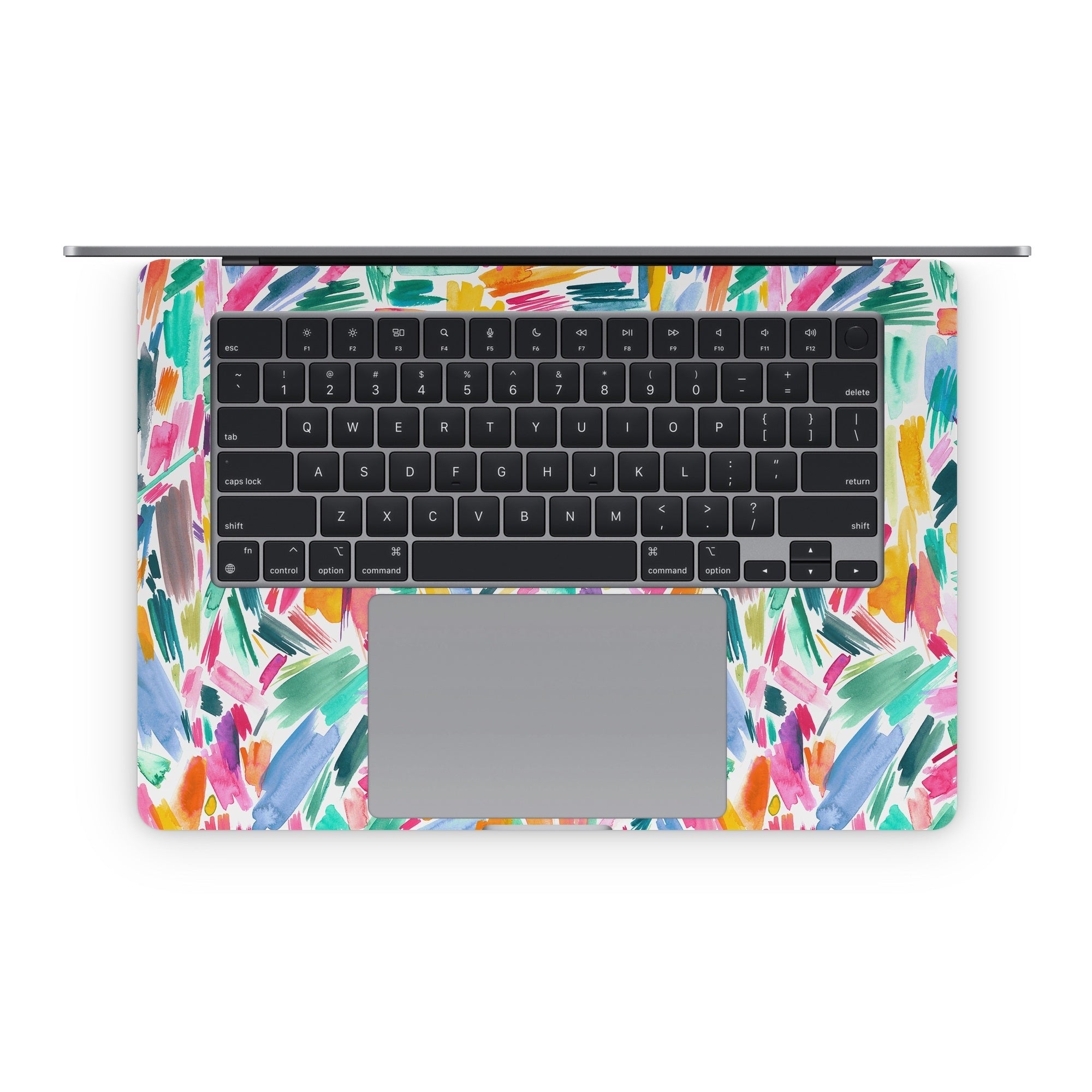 Watercolor Colorful Brushstrokes - Apple MacBook Skin