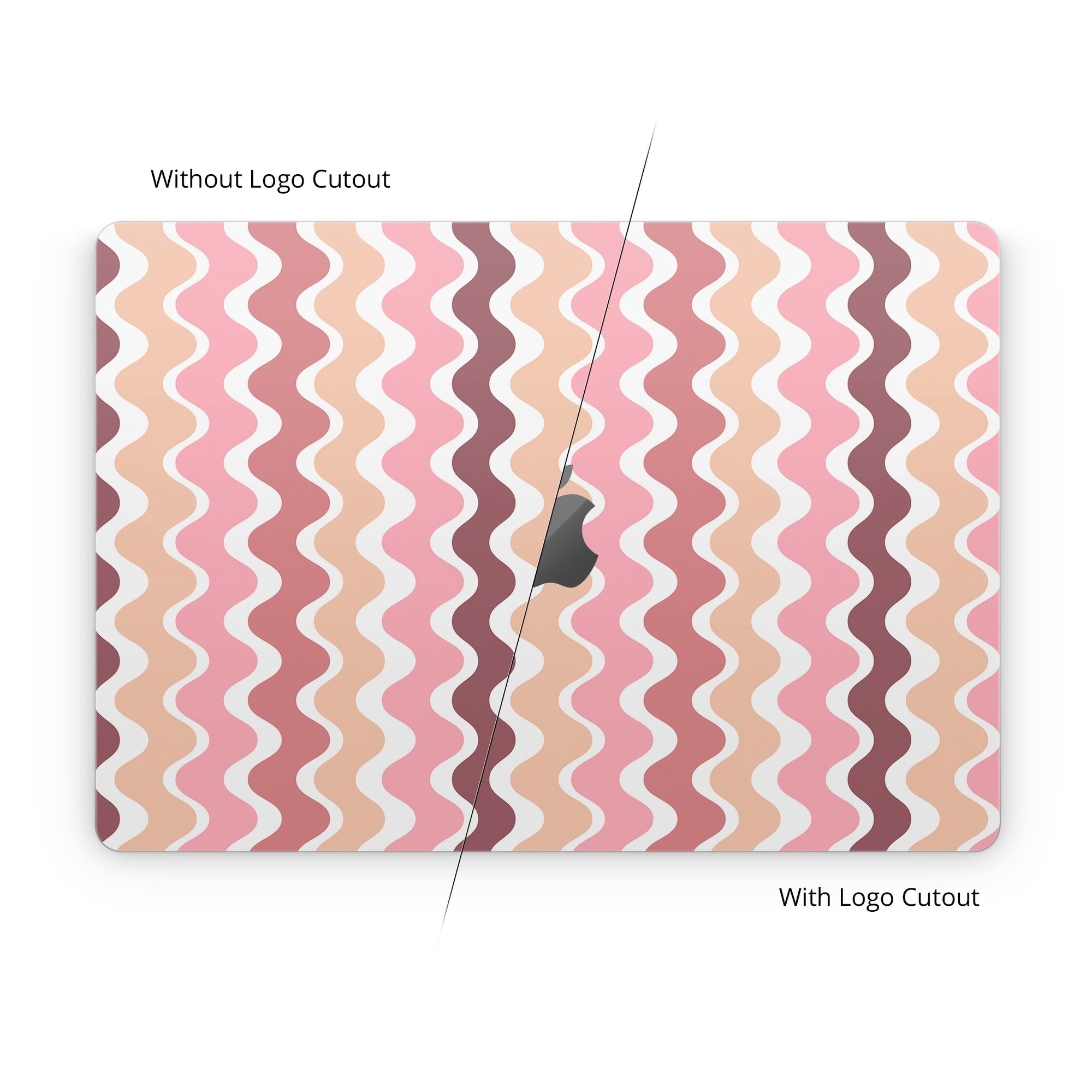 Pink Waves - Apple MacBook Skin