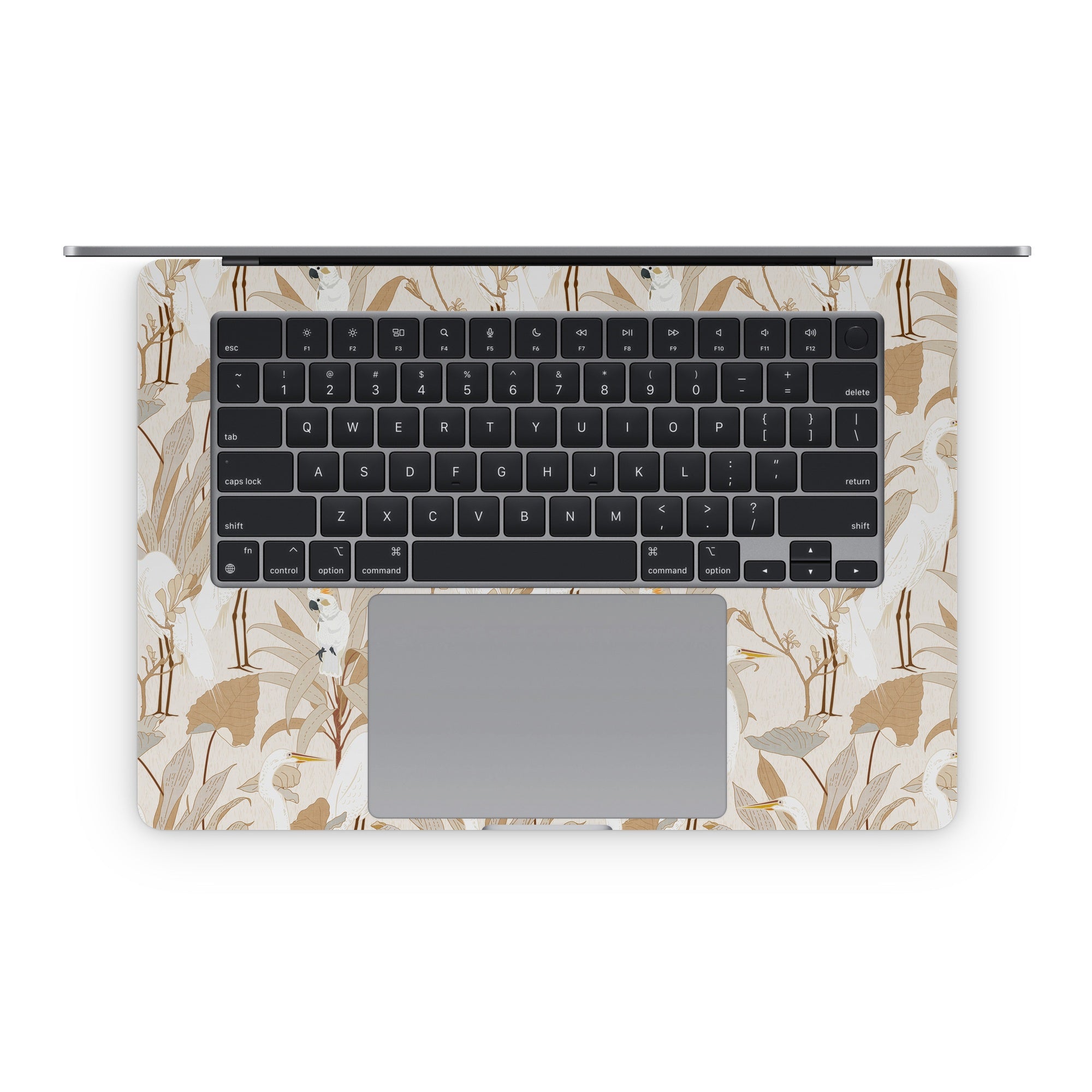 White Cranes Cockatoo - Apple MacBook Skin