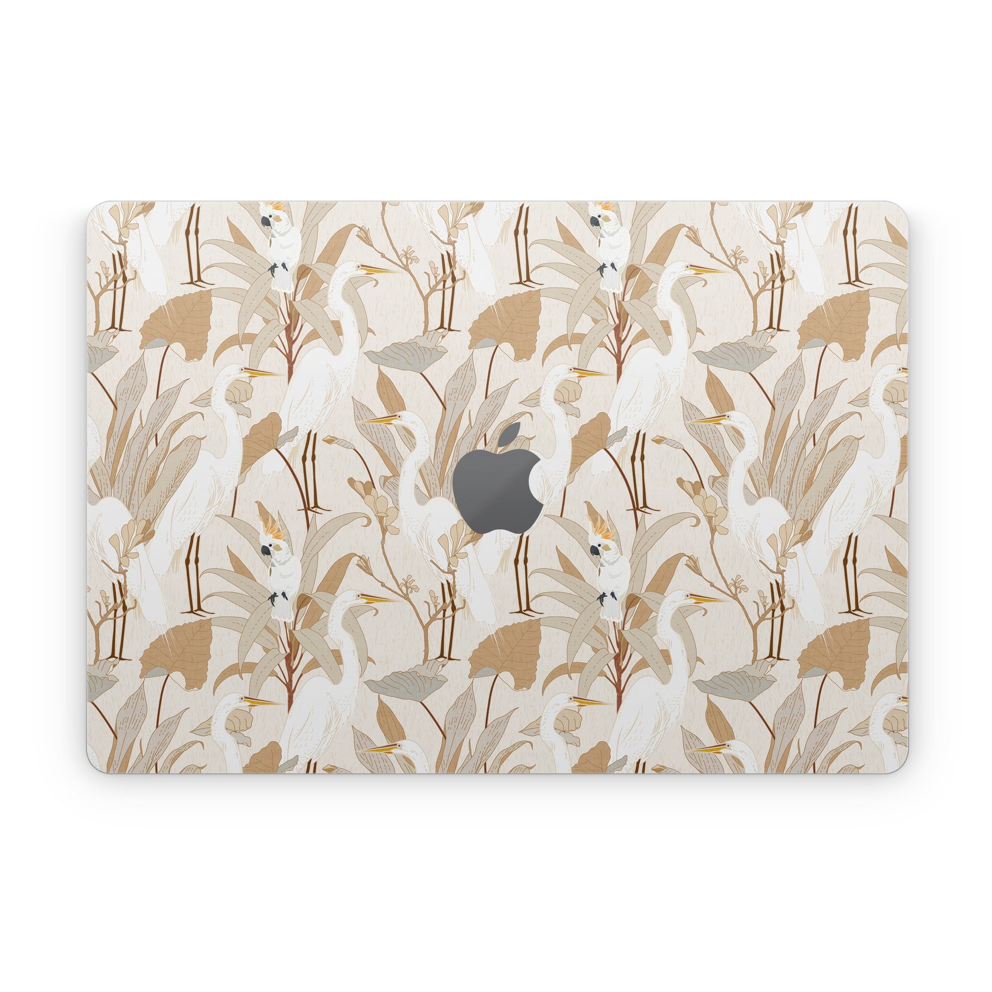 White Cranes Cockatoo - Apple MacBook Skin