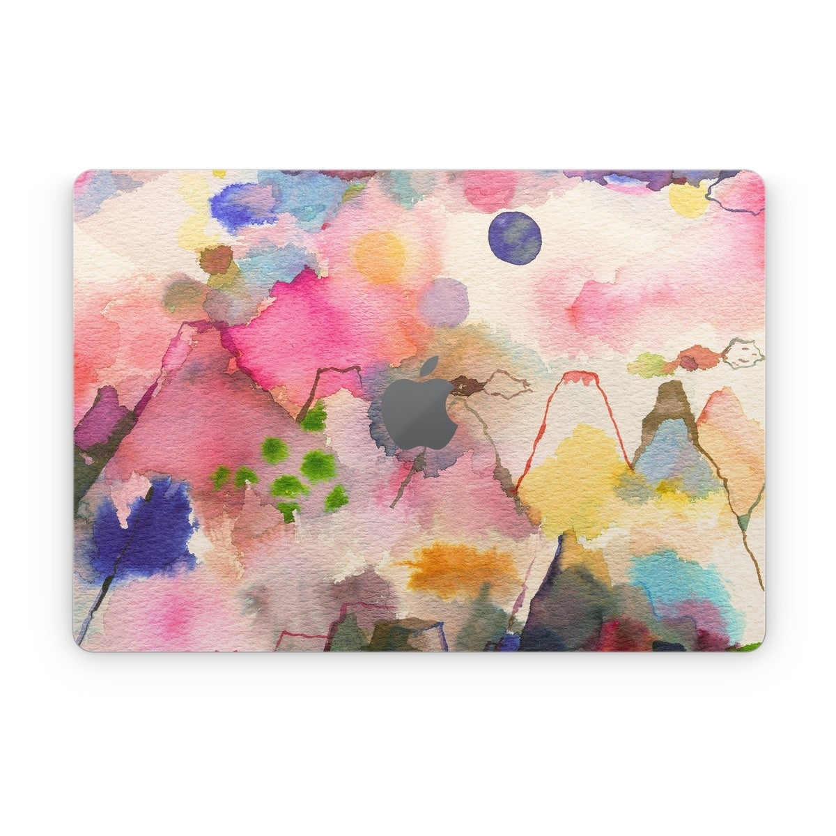 Watercolor Mountains - Apple MacBook Skin