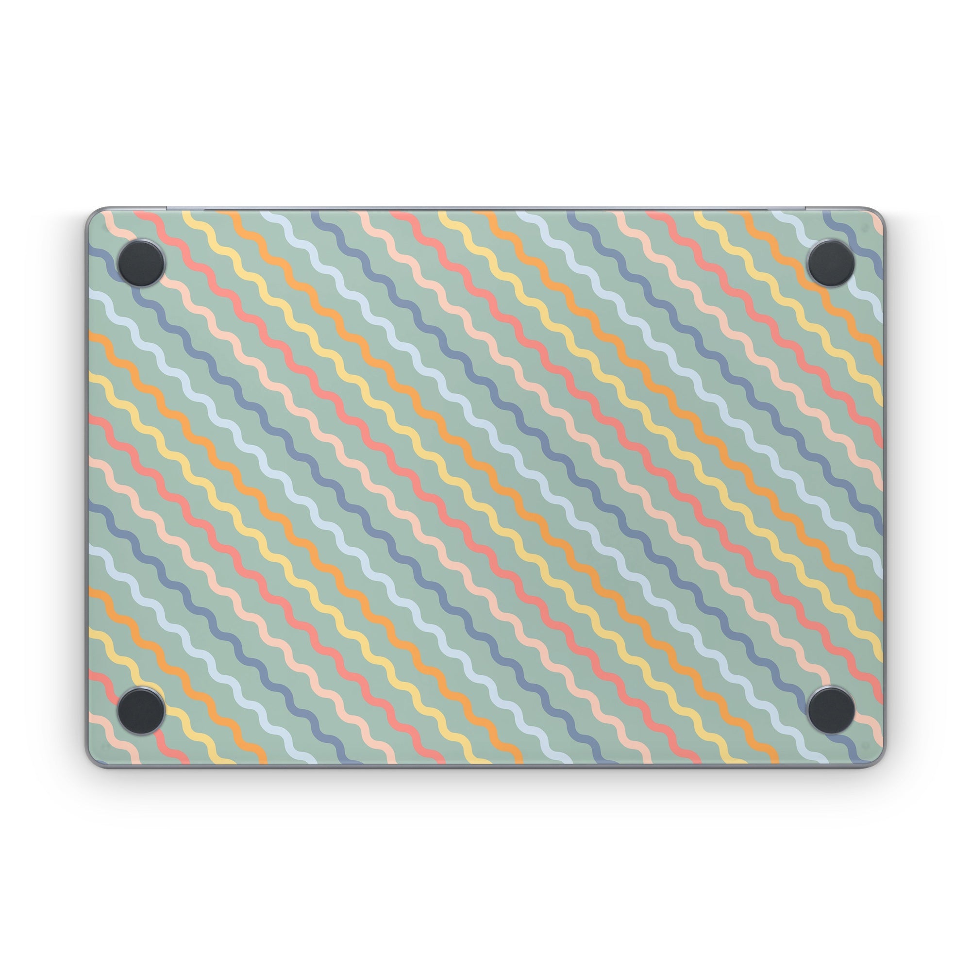 Wavy Diagonal Lines - Apple MacBook Skin