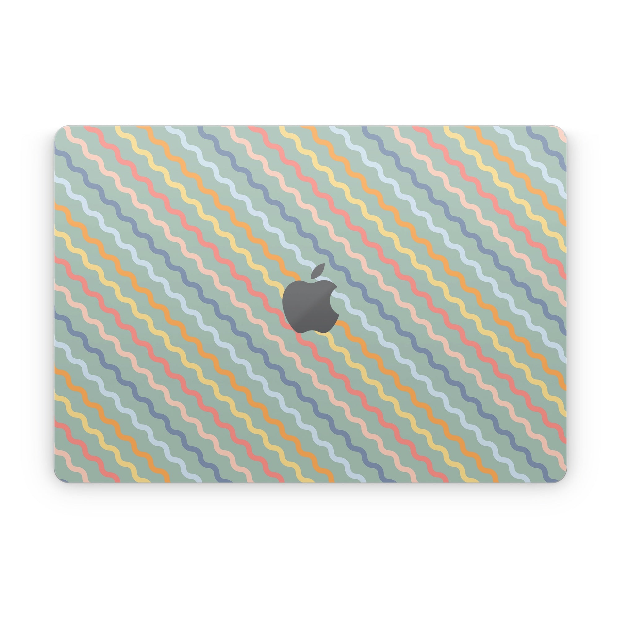 Wavy Diagonal Lines - Apple MacBook Skin