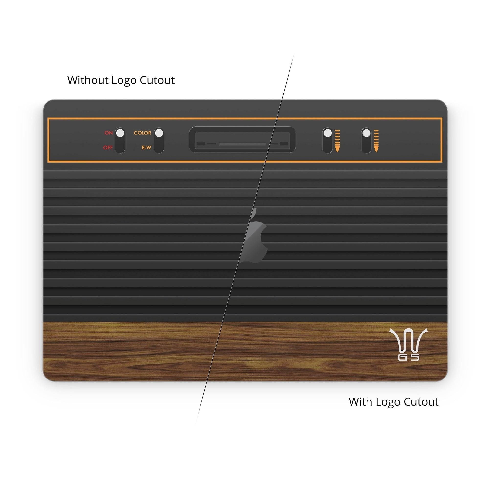 Wooden Gaming System - Apple MacBook Skin