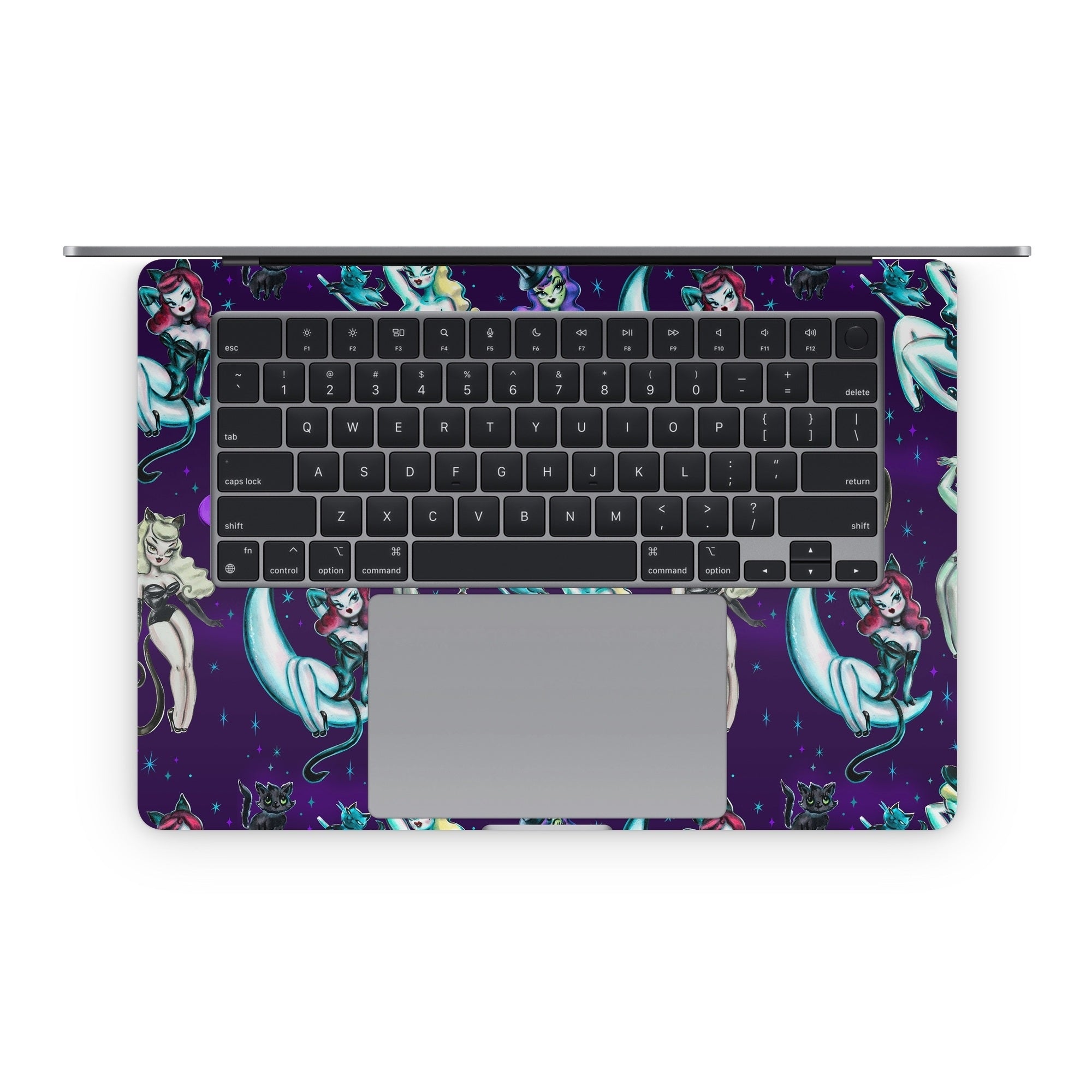 Witches and Black Cats - Apple MacBook Skin