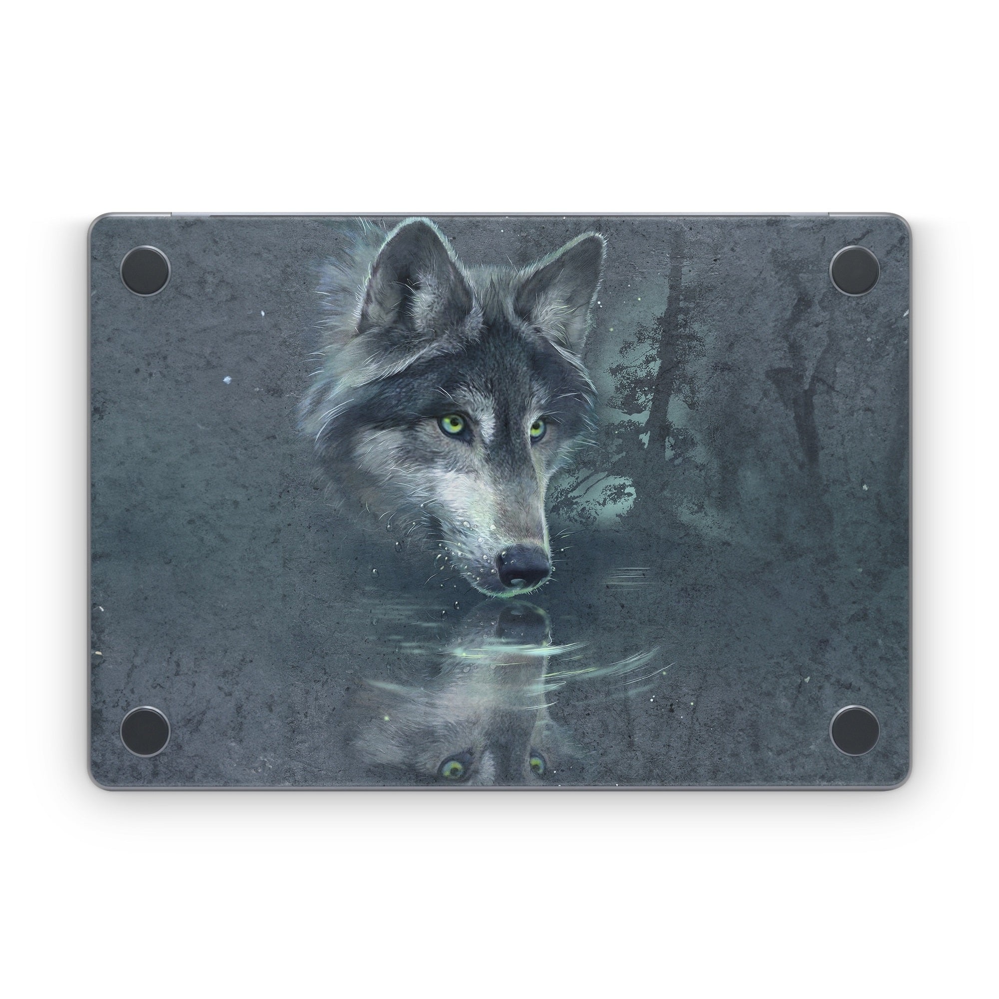 Wolf Reflection - Apple MacBook Skin