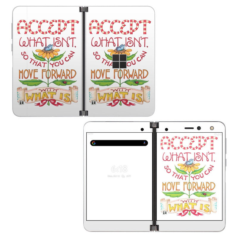 Accept What Isn't - Microsoft Surface Duo Skin