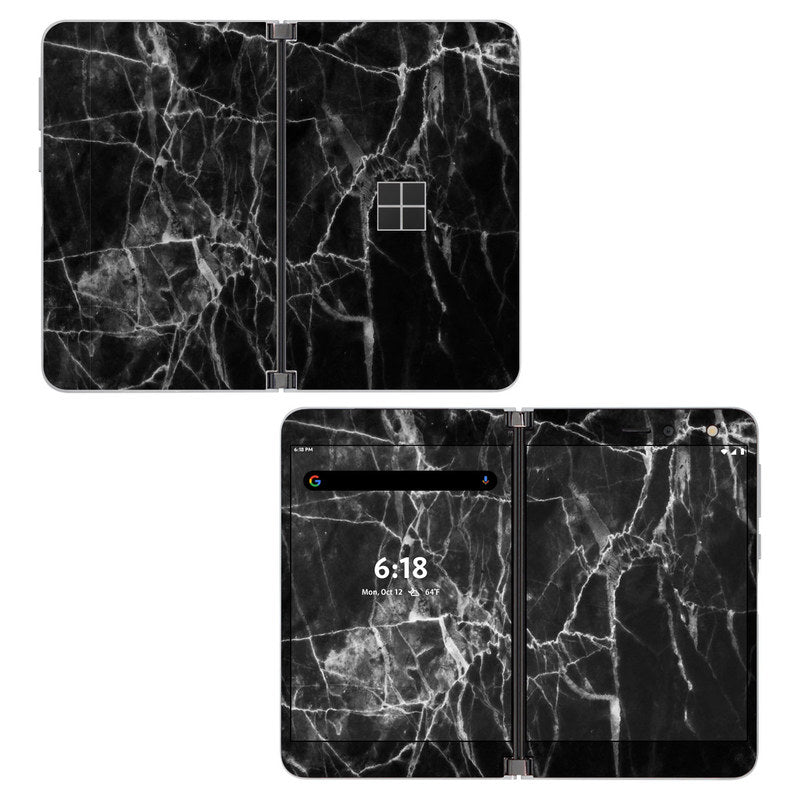 Black Marble - Microsoft Surface Duo Skin