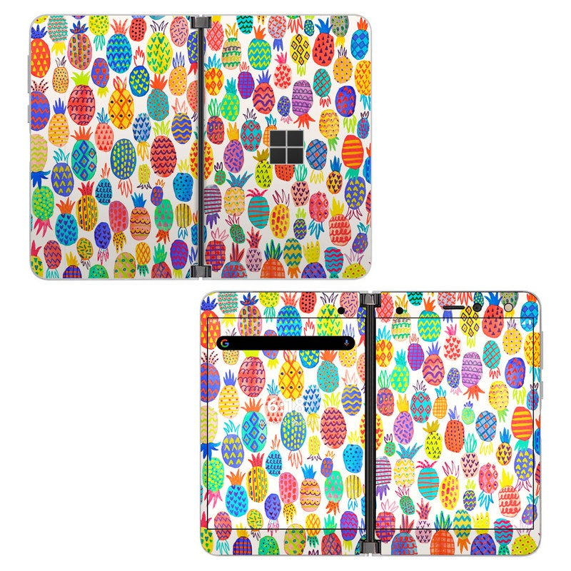 Colorful Pineapples - Microsoft Surface Duo Skin