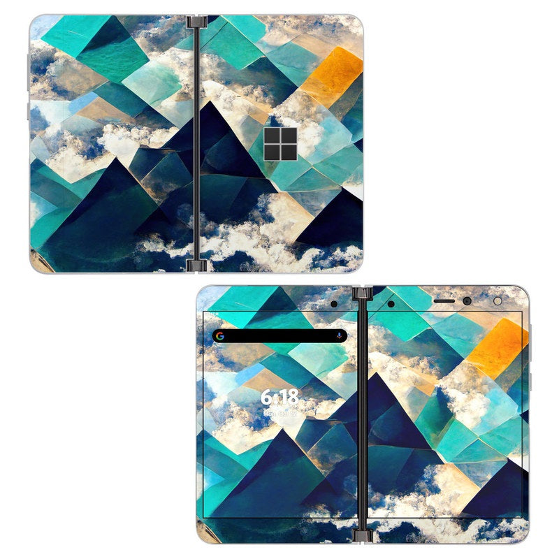 Gold Clouds - Microsoft Surface Duo Skin