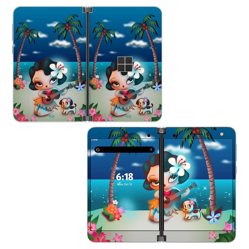 Hula Night - Microsoft Surface Duo Skin