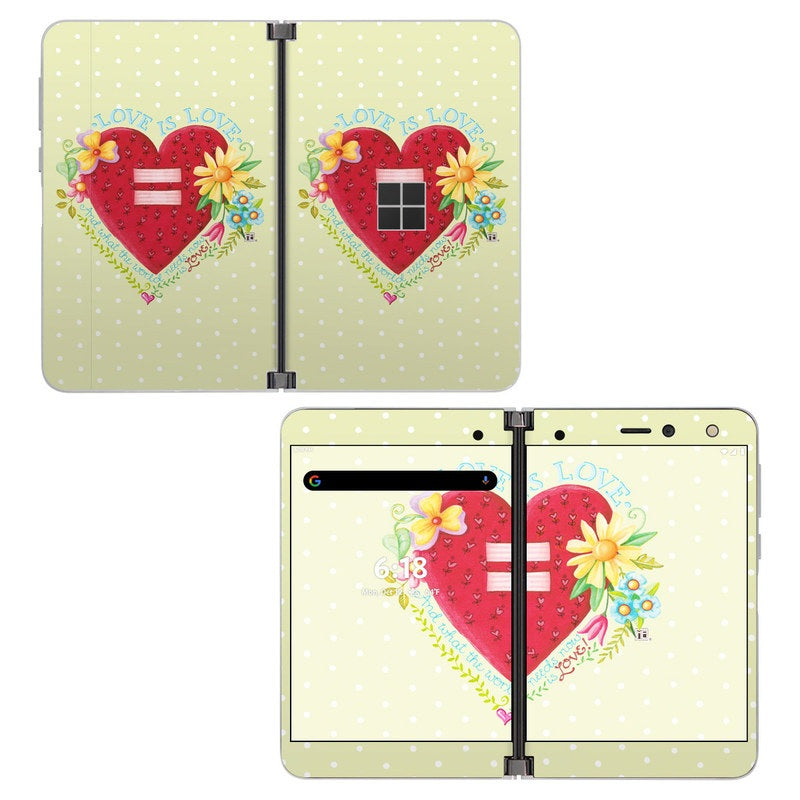 Love Is What We Need - Microsoft Surface Duo Skin