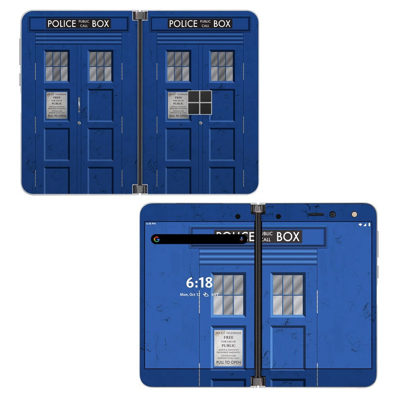 Police Box - Microsoft Surface Duo Skin