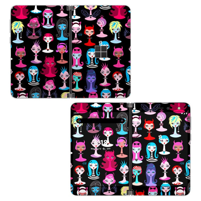 Punky Goth Dollies - Microsoft Surface Duo Skin