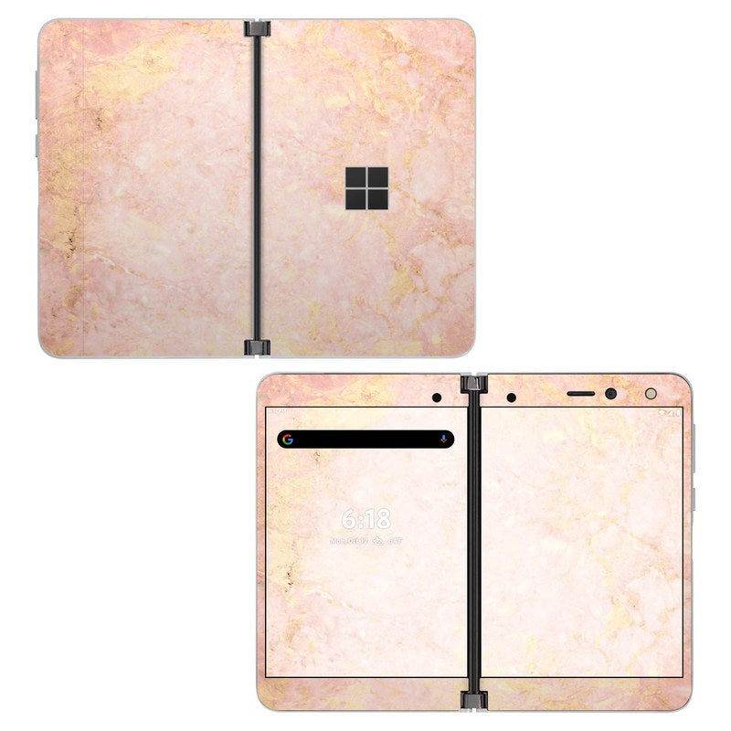 Rose Gold Marble - Microsoft Surface Duo Skin