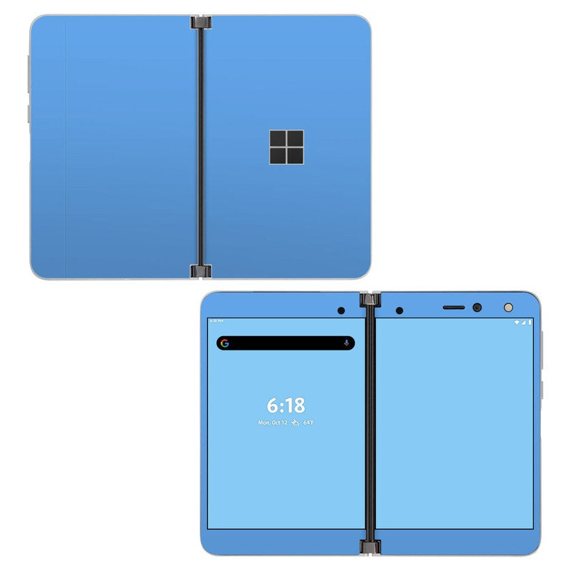 Solid State Blue - Microsoft Surface Duo Skin