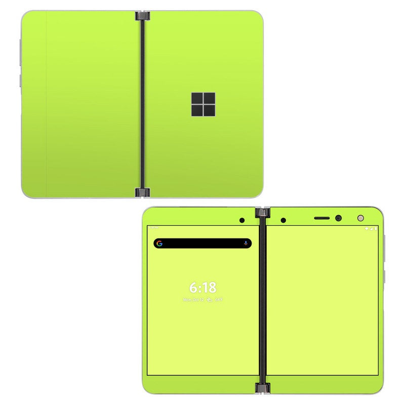 Solid State Lime - Microsoft Surface Duo Skin