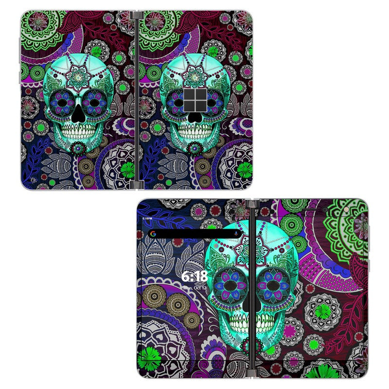 Sugar Skull Sombrero - Microsoft Surface Duo Skin