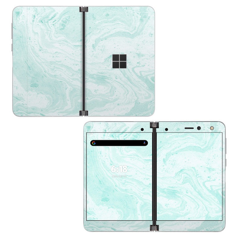 Winter Green Marble - Microsoft Surface Duo Skin