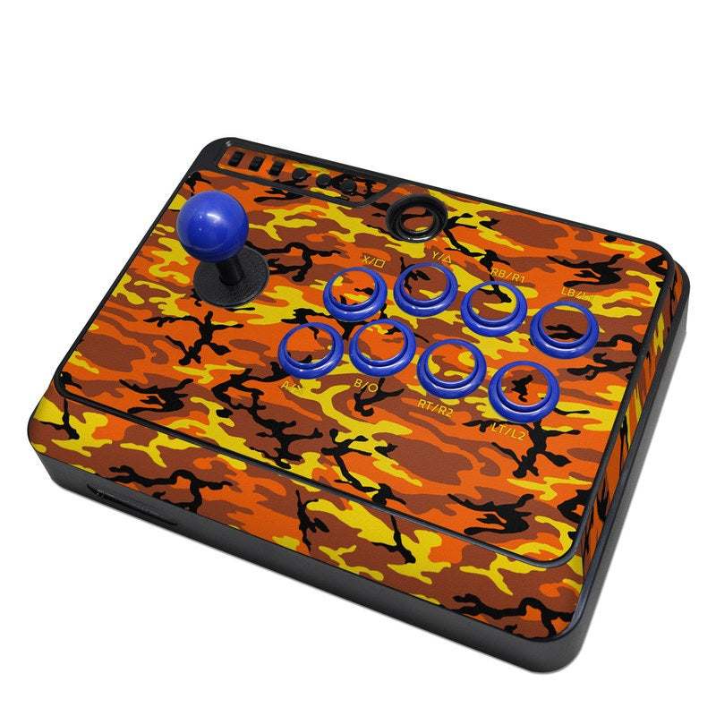 Orange Camo - Mayflash F300 Arcade Fight Stick Skin