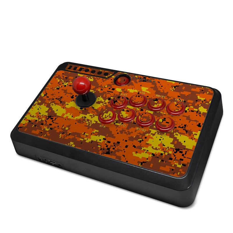 Digital Orange Camo - Mayflash F500 Arcade Fightstick Skin