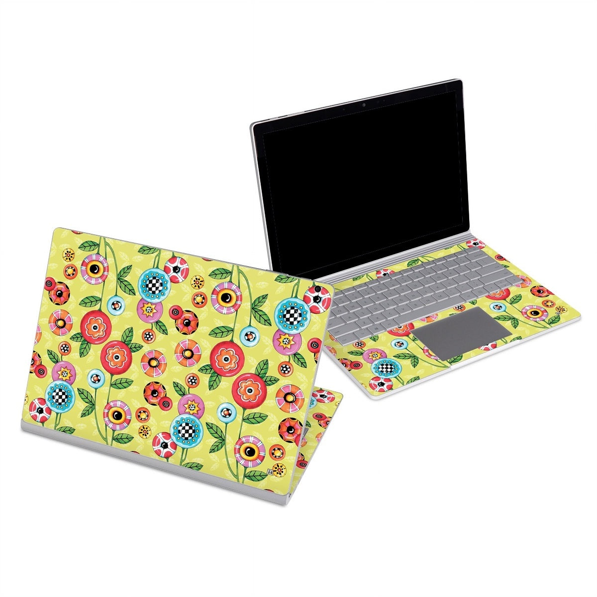 Button Flowers - Microsoft Surface Book Skin