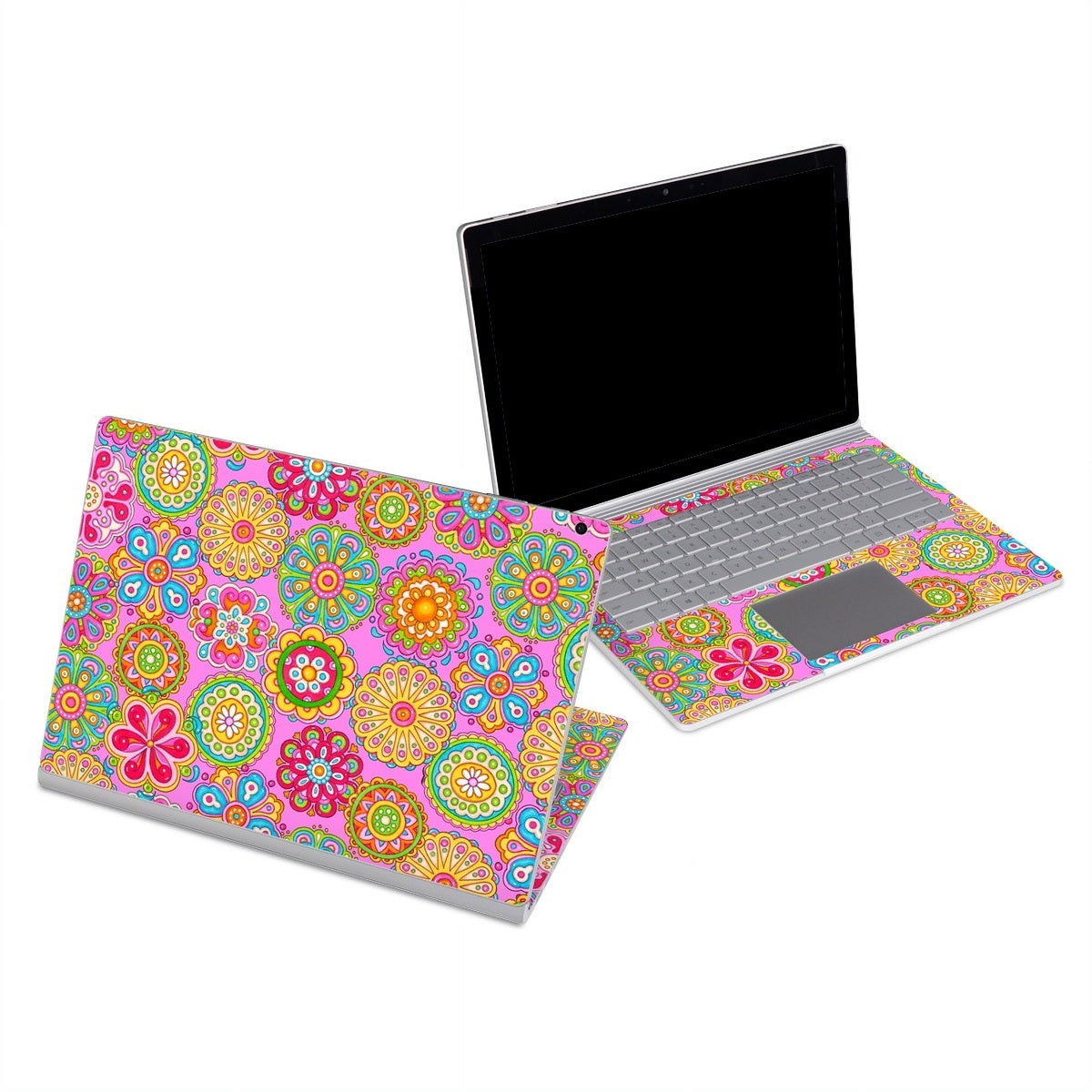 Bright Flowers - Microsoft Surface Book Skin