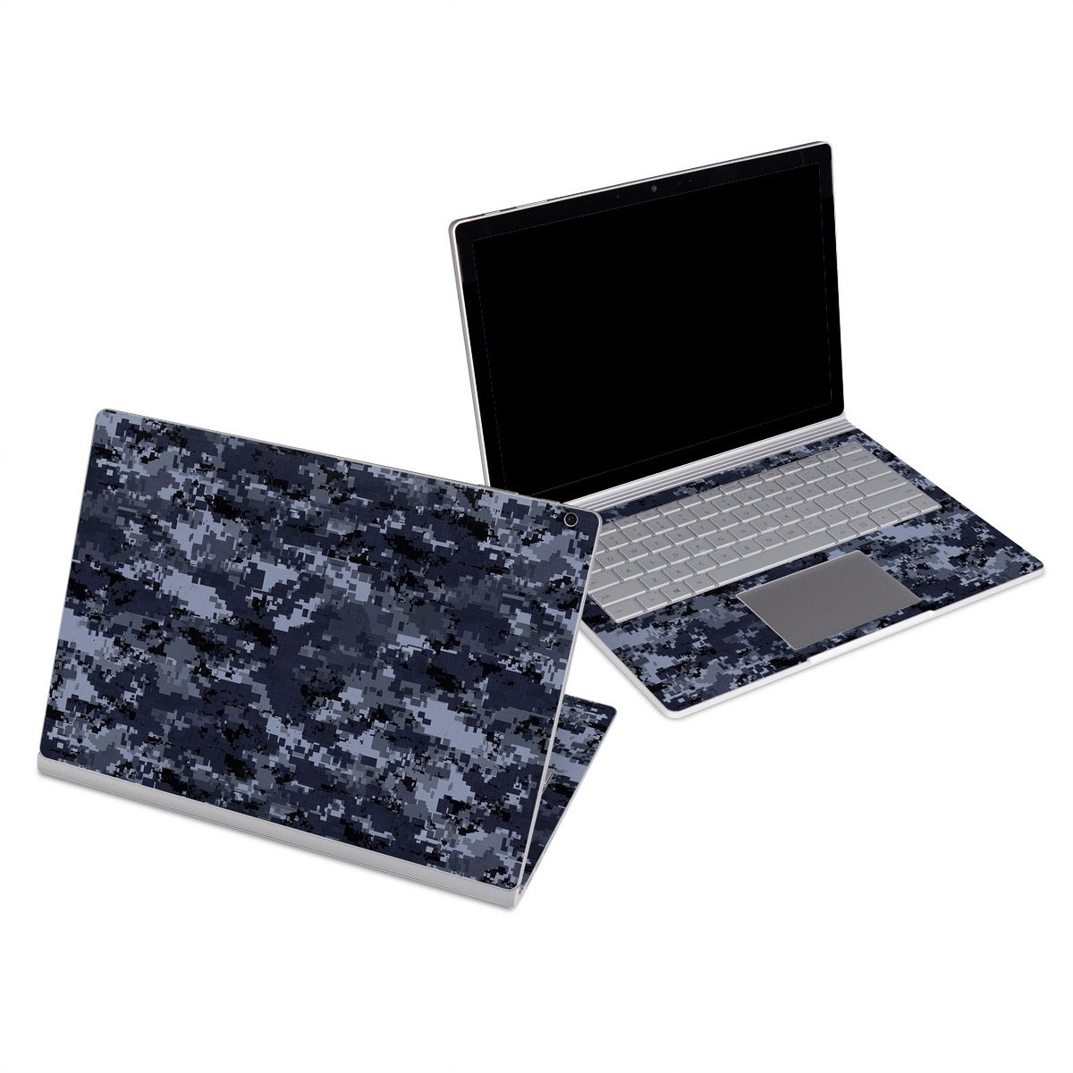 Digital Navy Camo - Microsoft Surface Book Skin