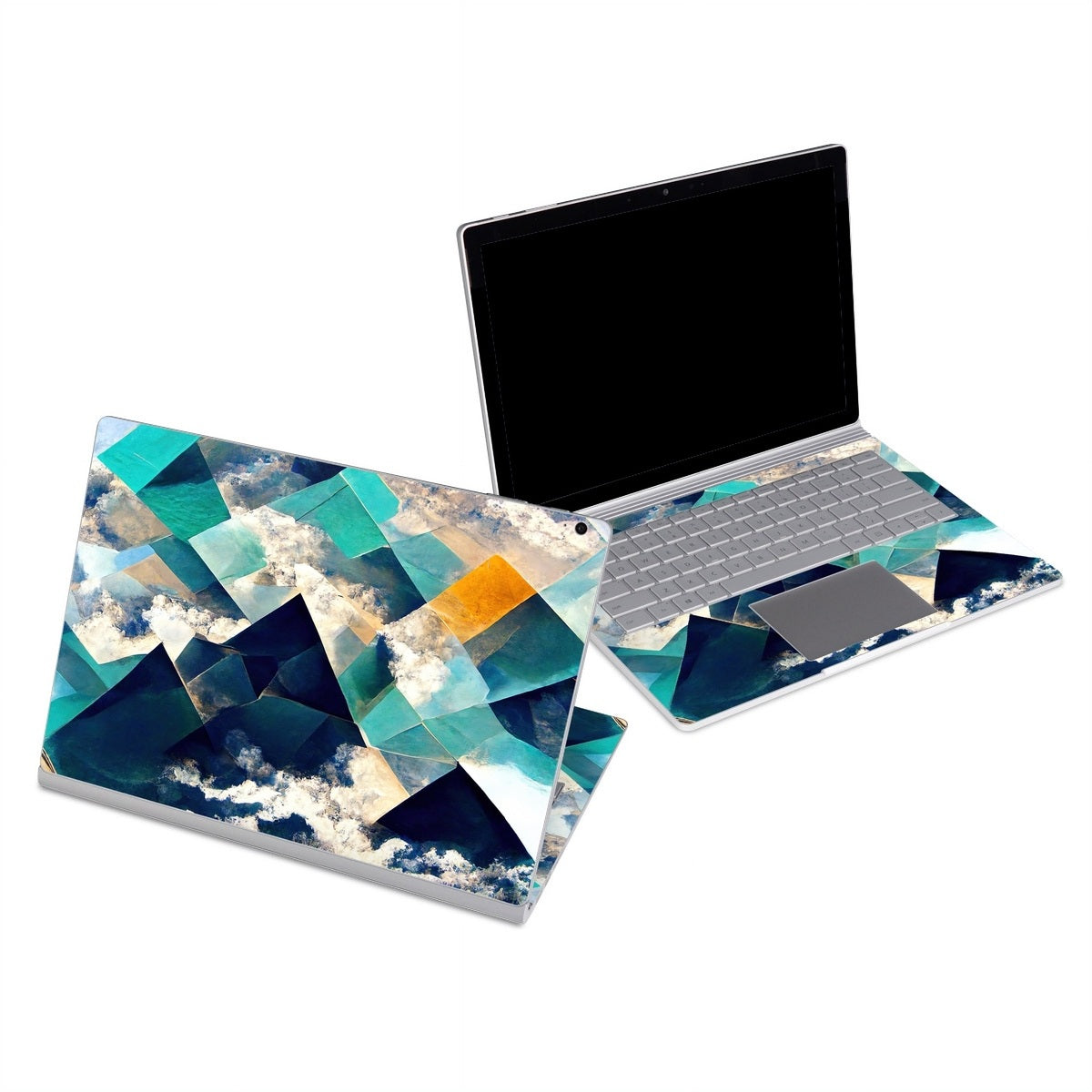 Gold Clouds - Microsoft Surface Book Skin