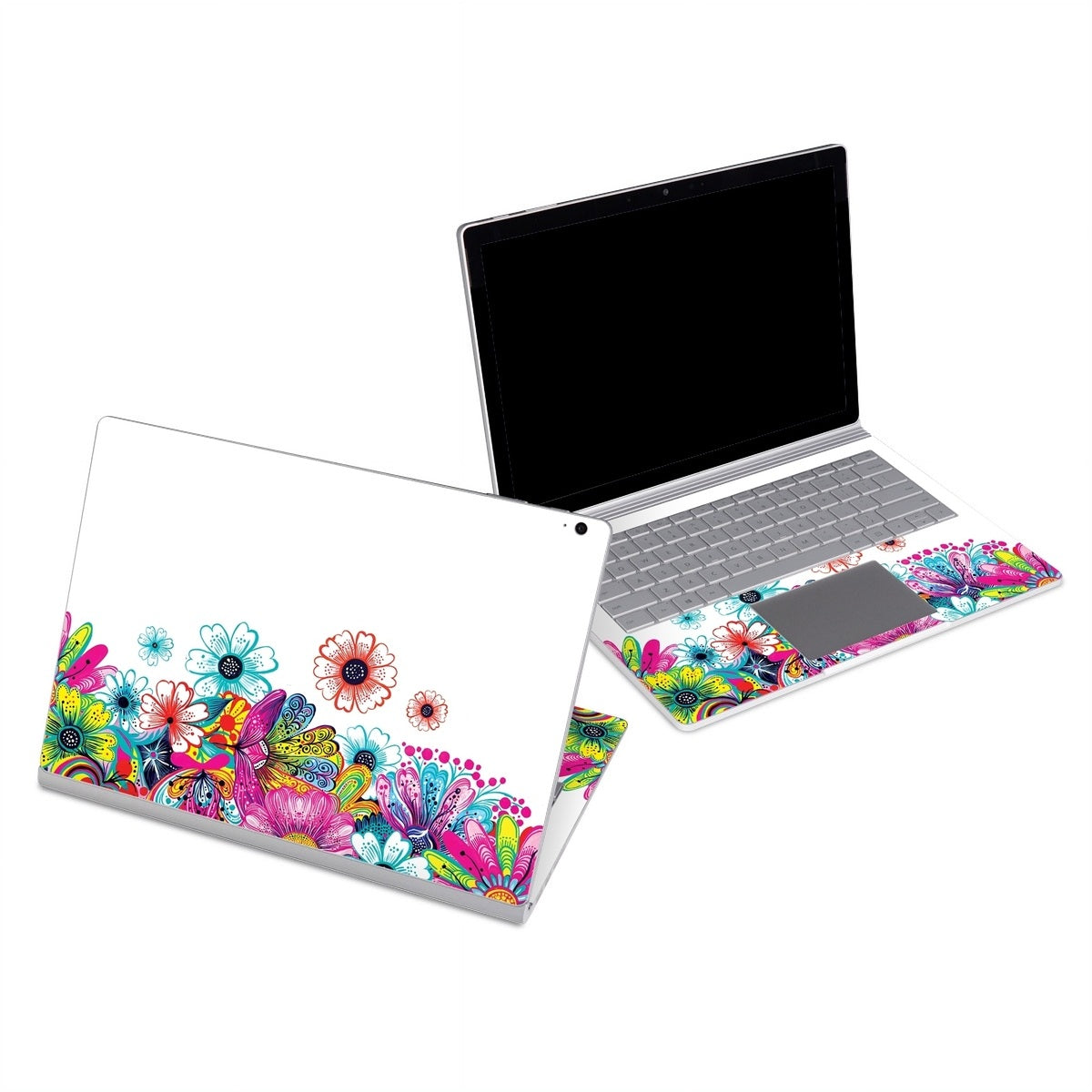 Intense Flowers - Microsoft Surface Book Skin