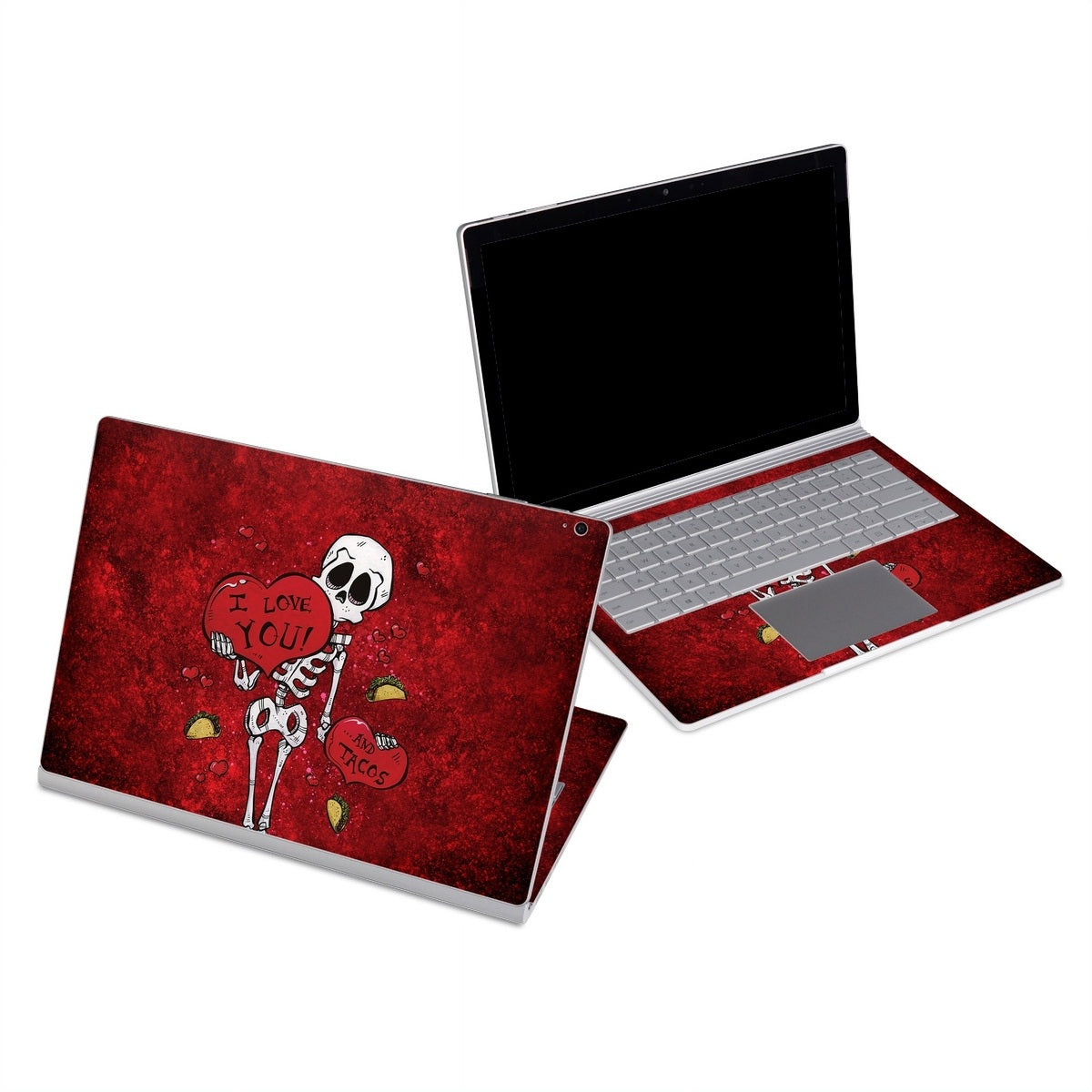 I Love You And Tacos - Microsoft Surface Book Skin