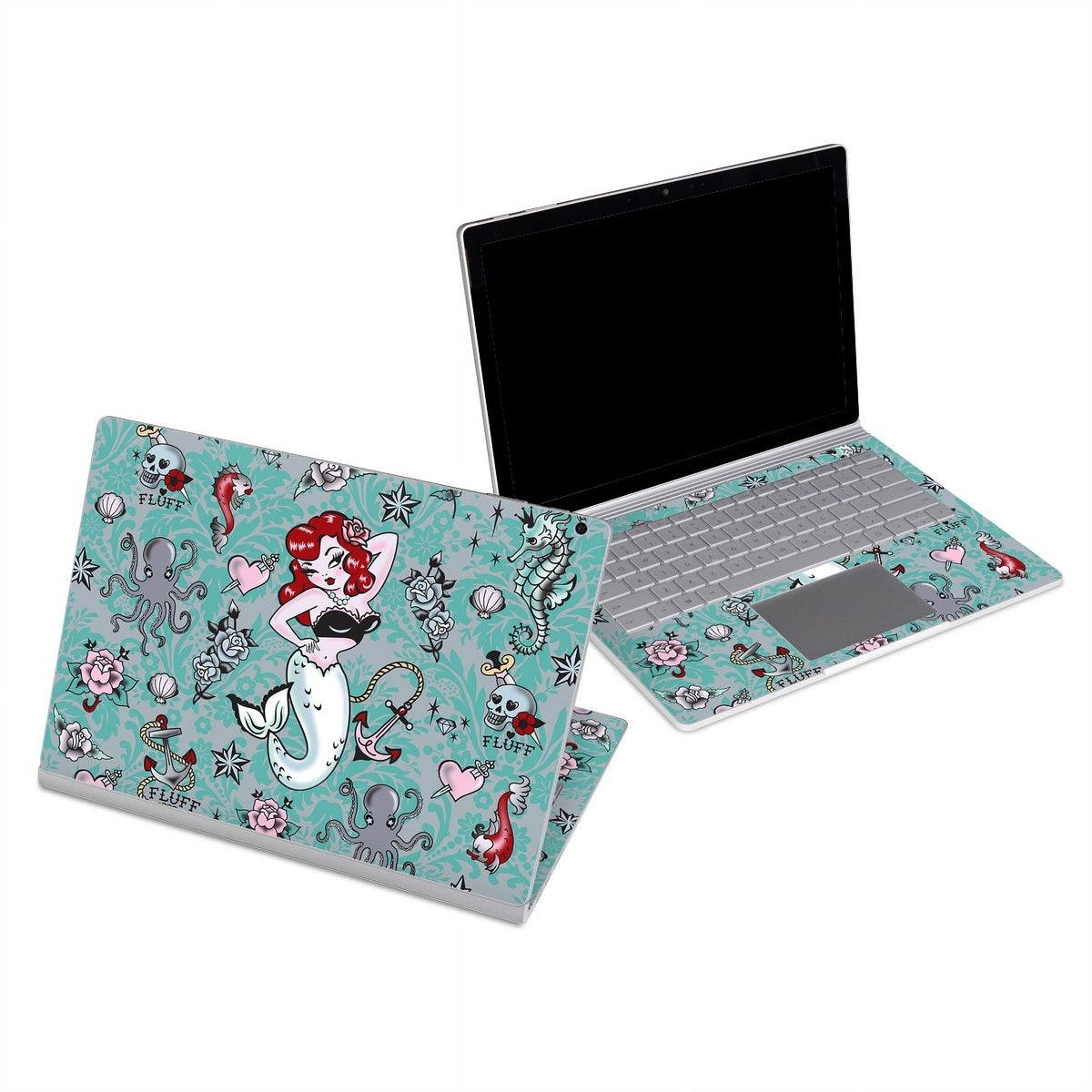 Molly Mermaid - Microsoft Surface Book Skin